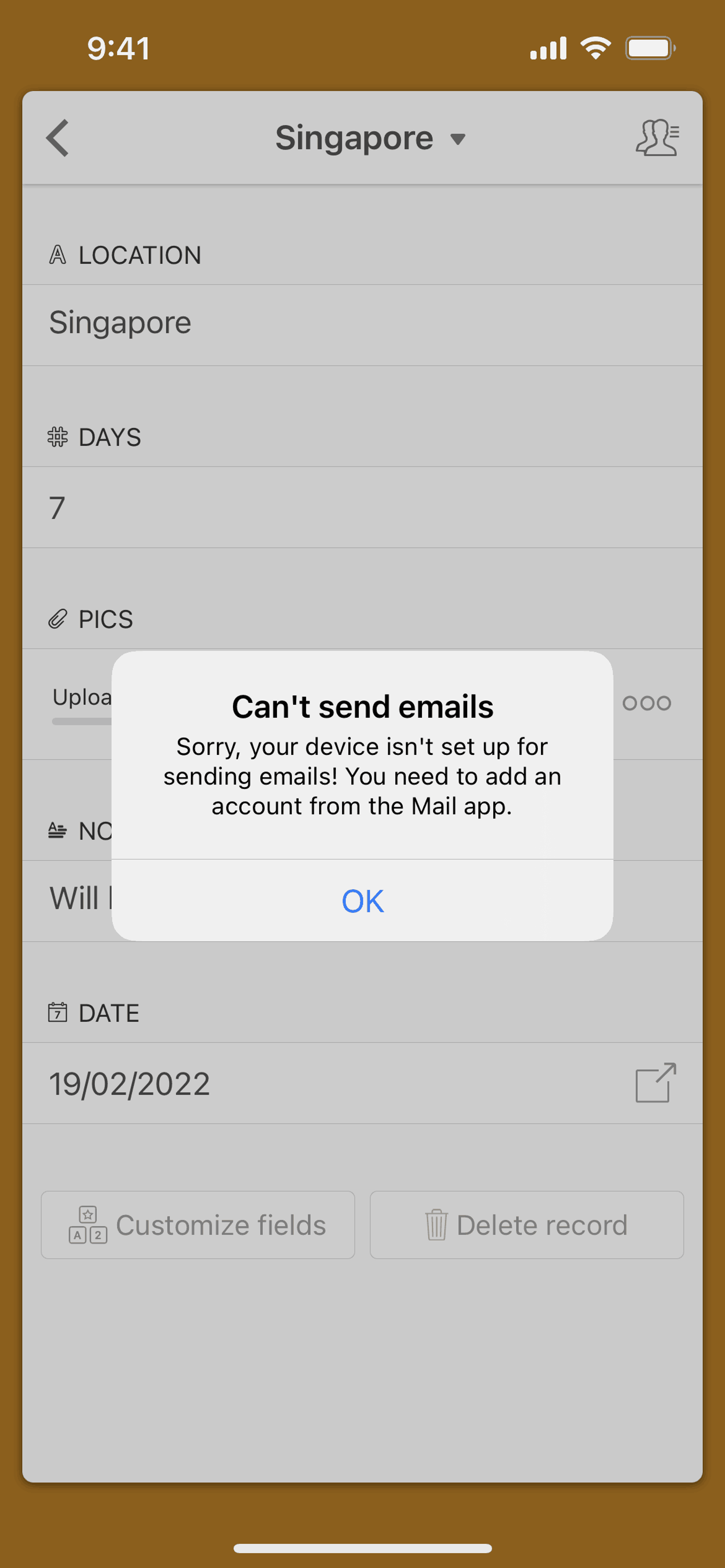 Airtable iOS Productivity interface screenshot 14