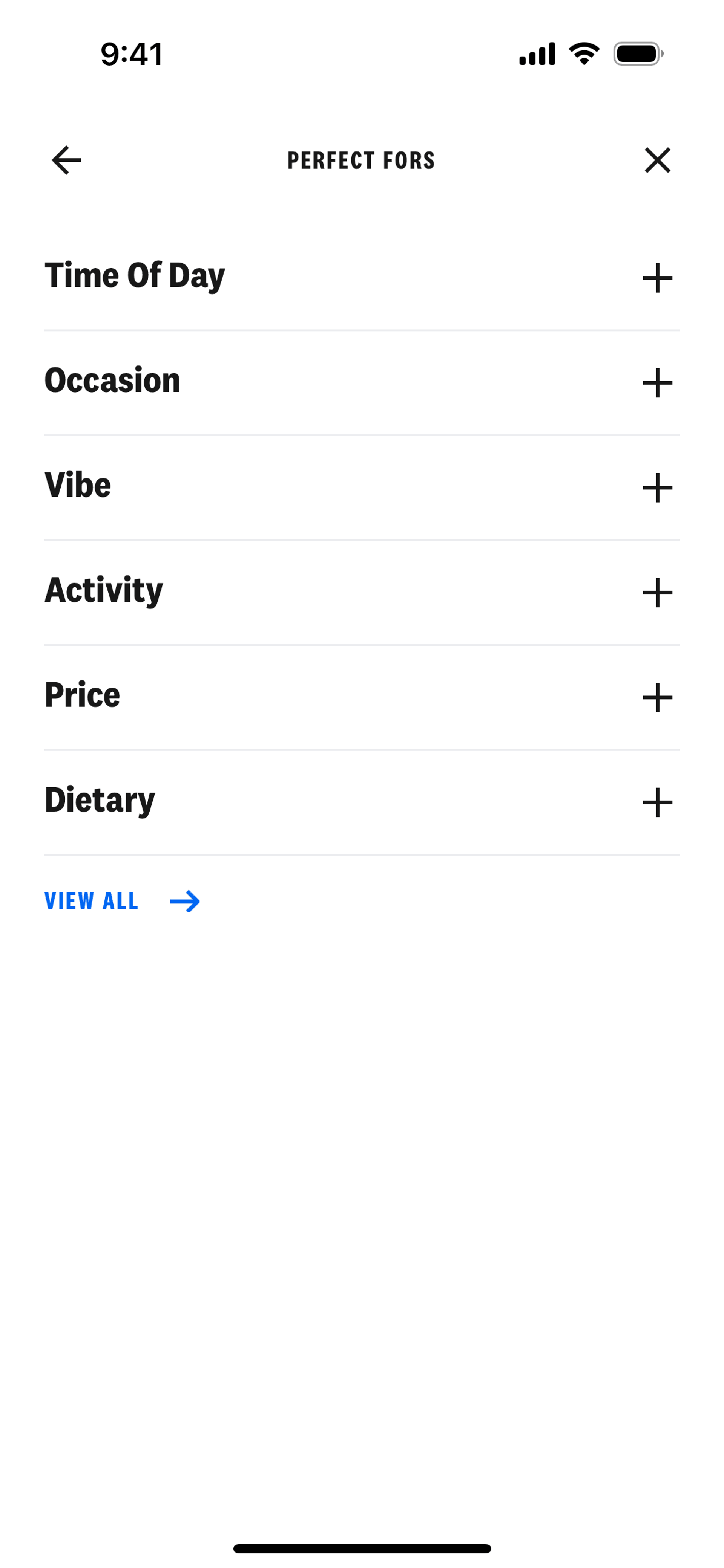 The Infatuation iOS Food & Drink interface screenshot 14