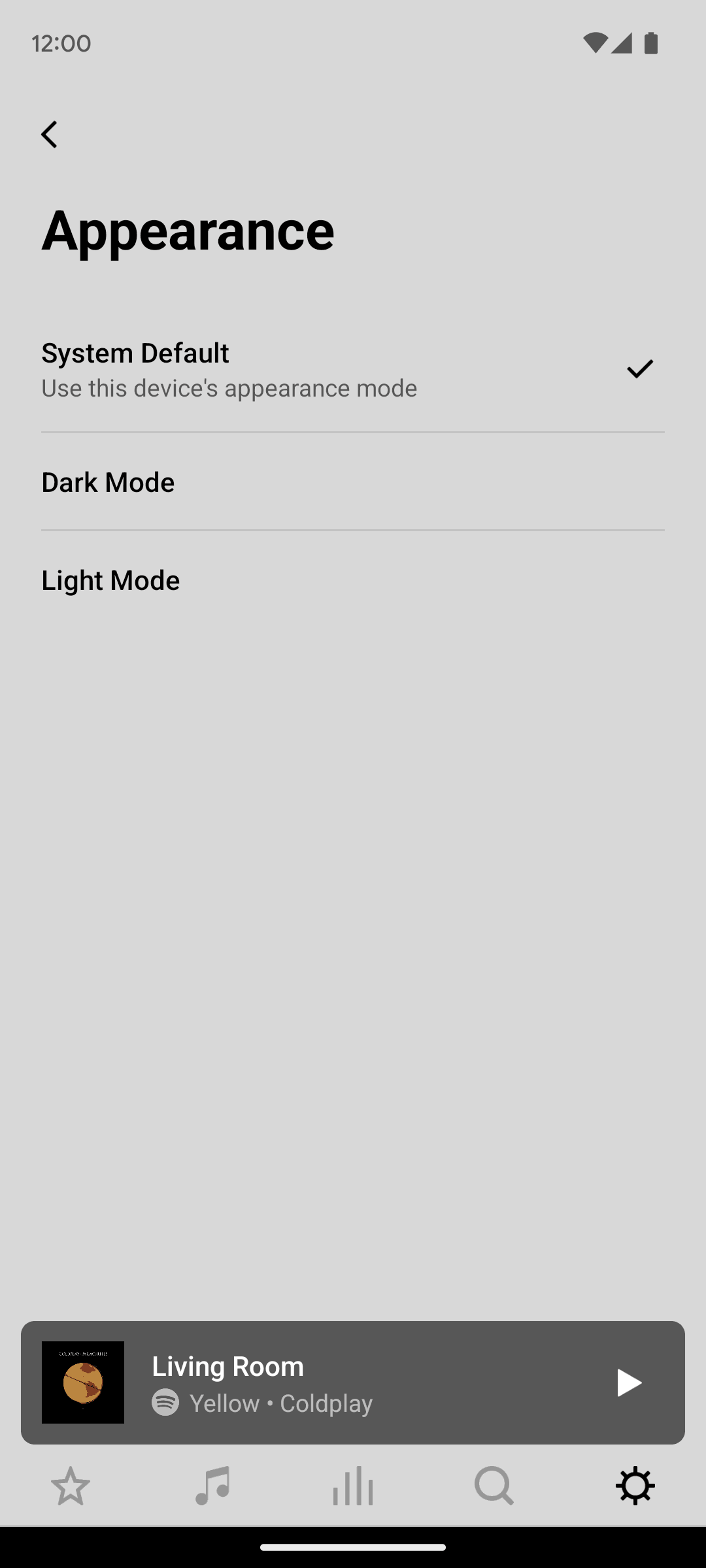 Sonos Android Music & Audio interface screenshot 24