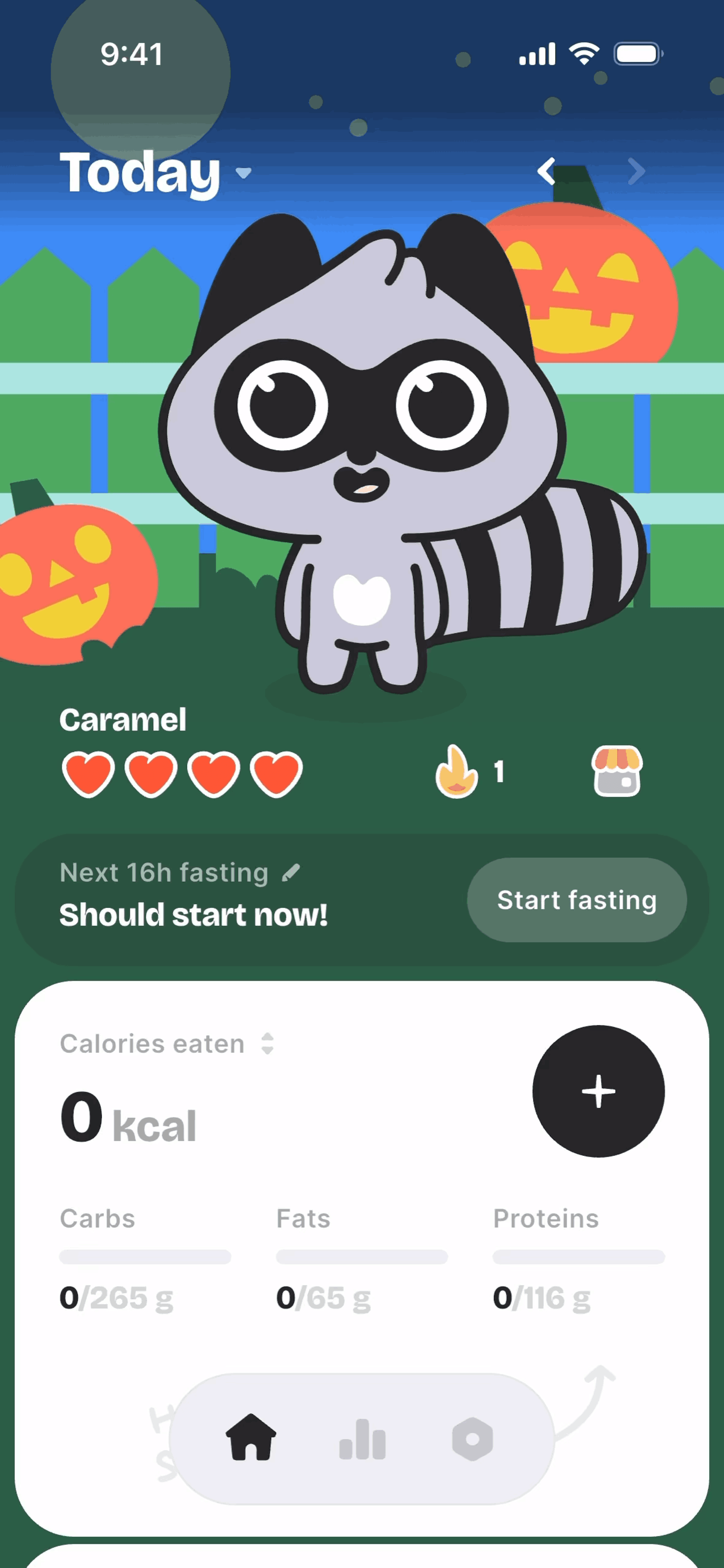 BitePal iOS Health & Fitness interface screenshot 5