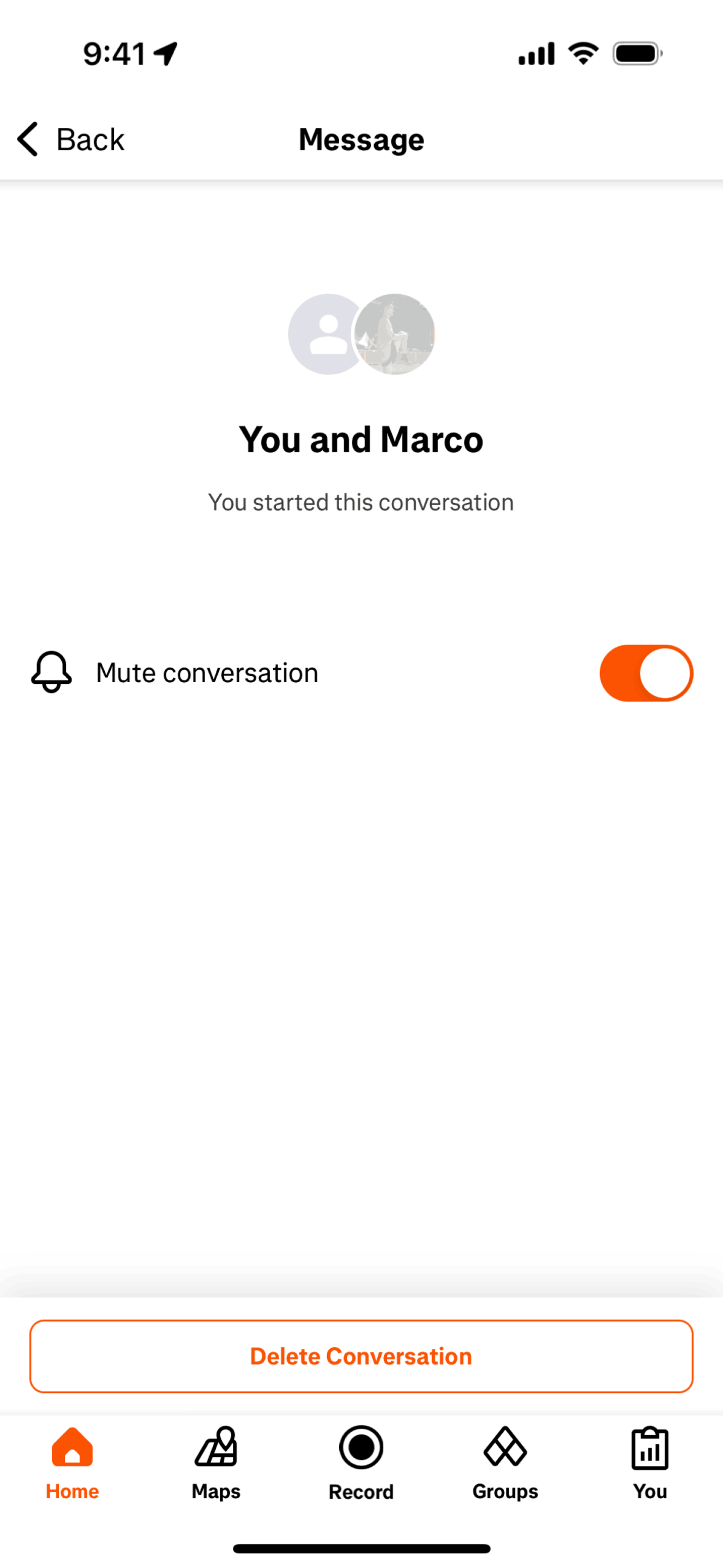 Strava iOS Health & Fitness interface screenshot 16