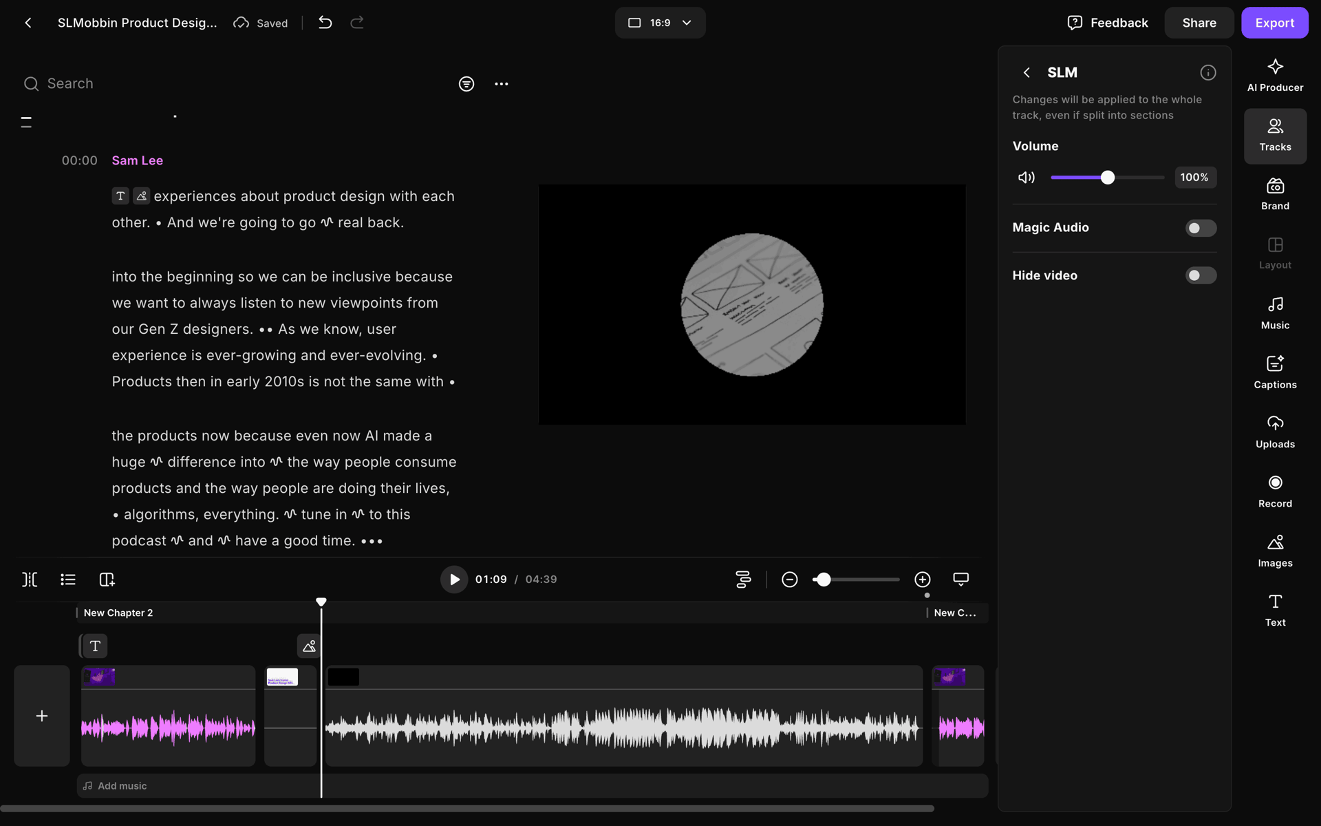 Riverside Web Photo & Video interface screenshot 12