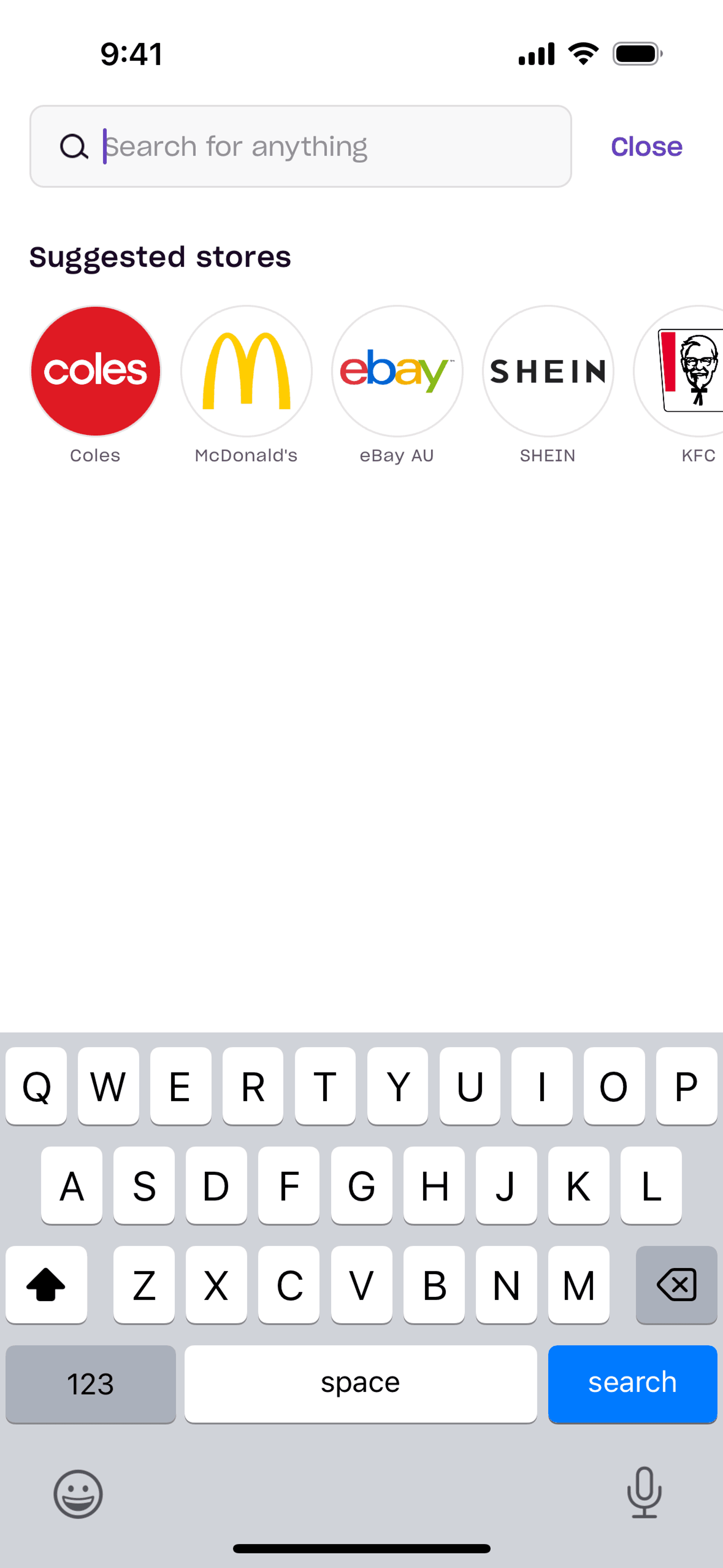 Zip iOS Finance interface screenshot 14