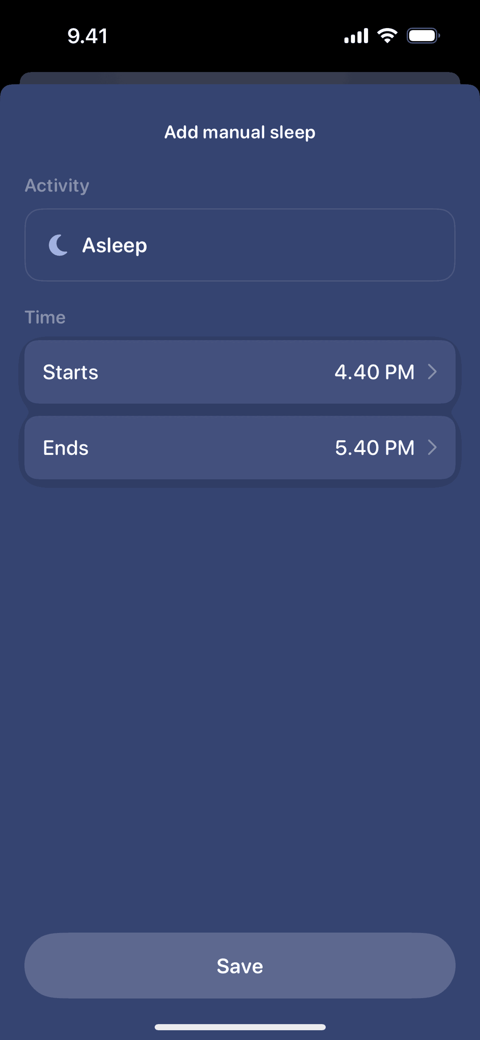 Bevel iOS Health & Fitness interface screenshot 18