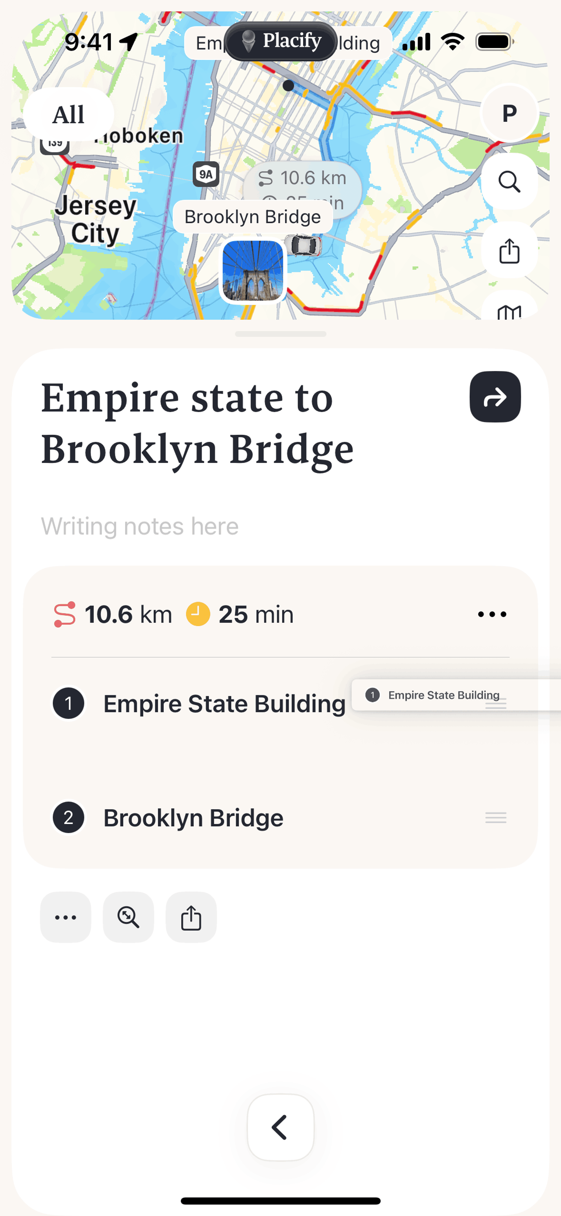 Placify iOS Lifestyle interface screenshot 12
