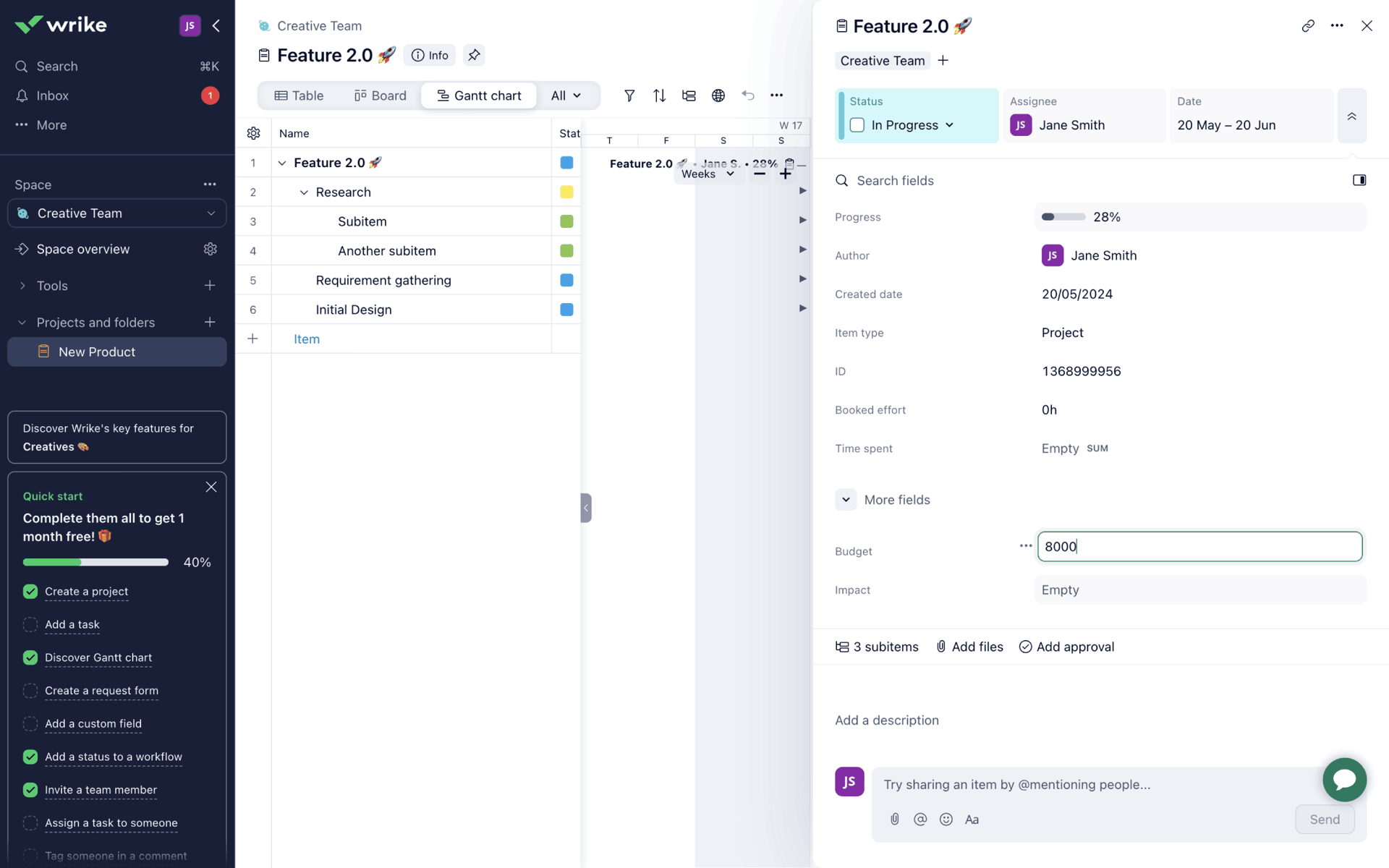 Wrike Web Productivity interface screenshot 21