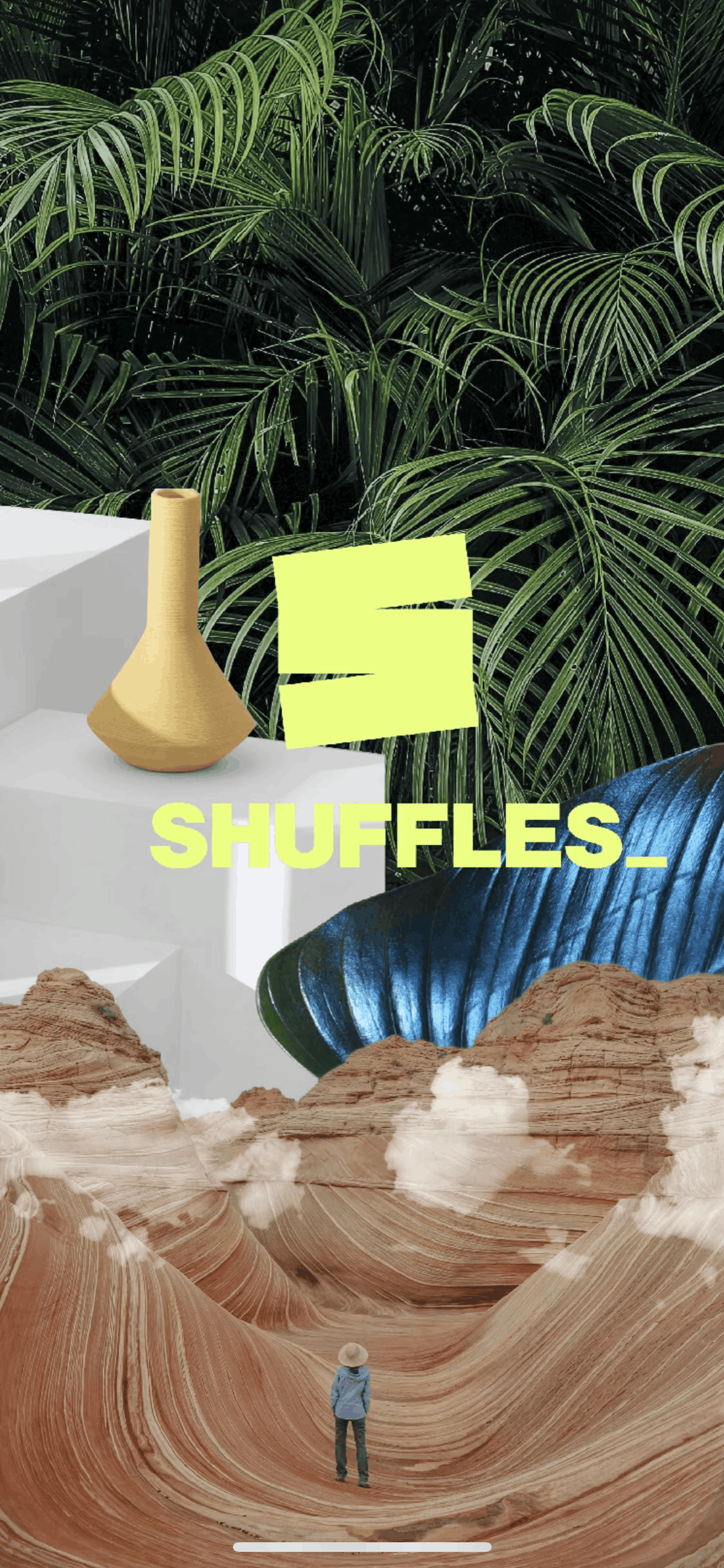 Shuffles by Pinterest iOS Photo & Video interface screenshot 1