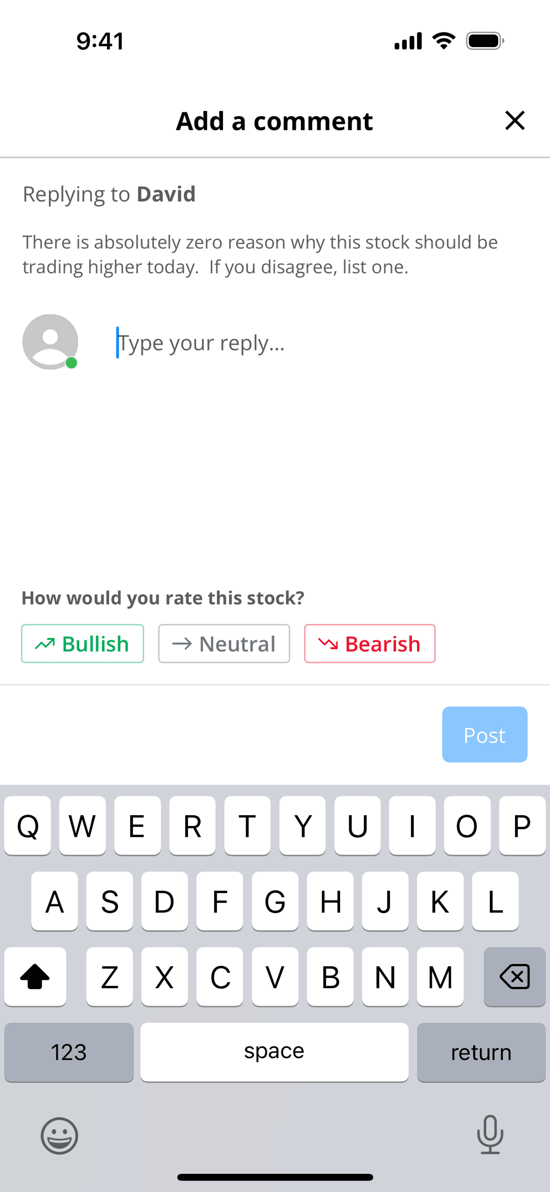 Yahoo Finance iOS Finance interface screenshot 12