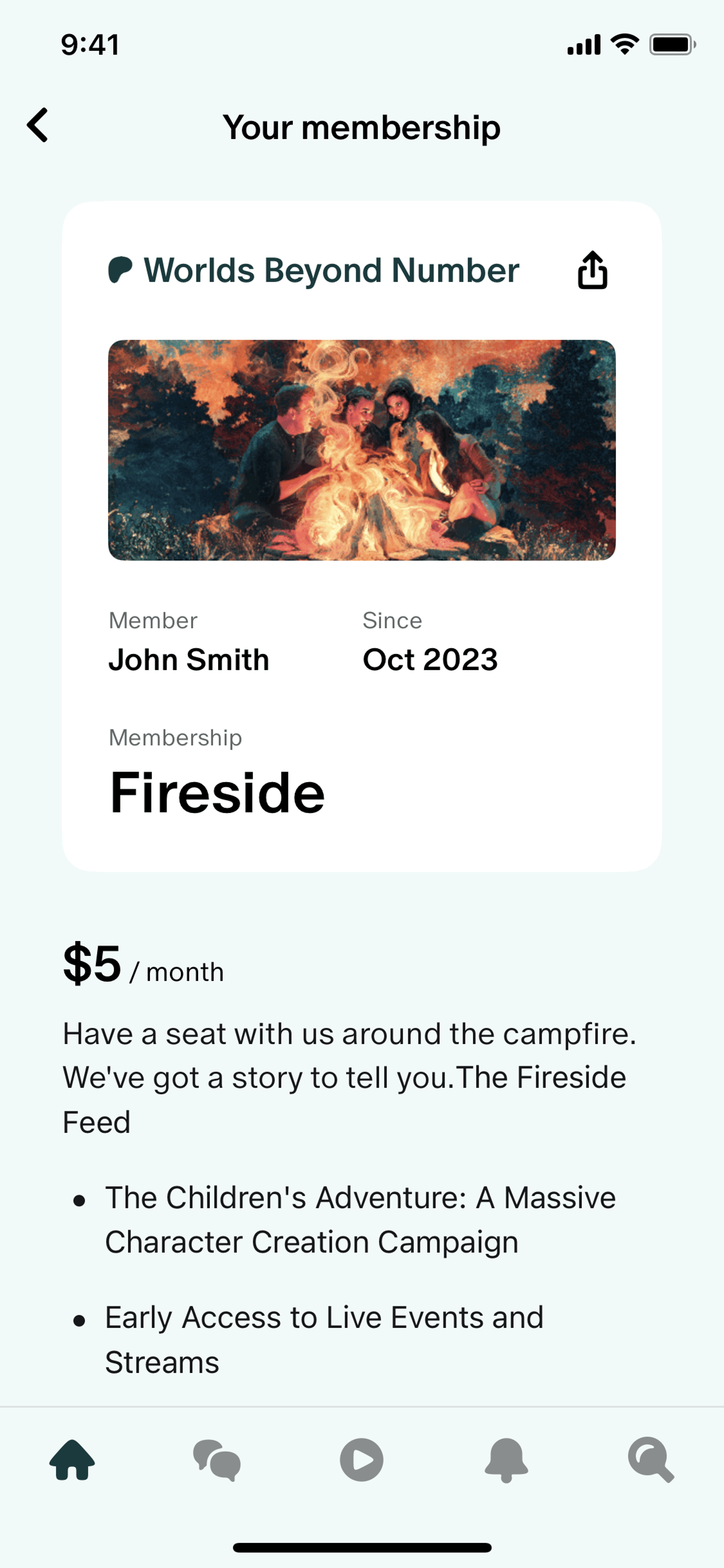 Patreon iOS Social Networking interface screenshot 20