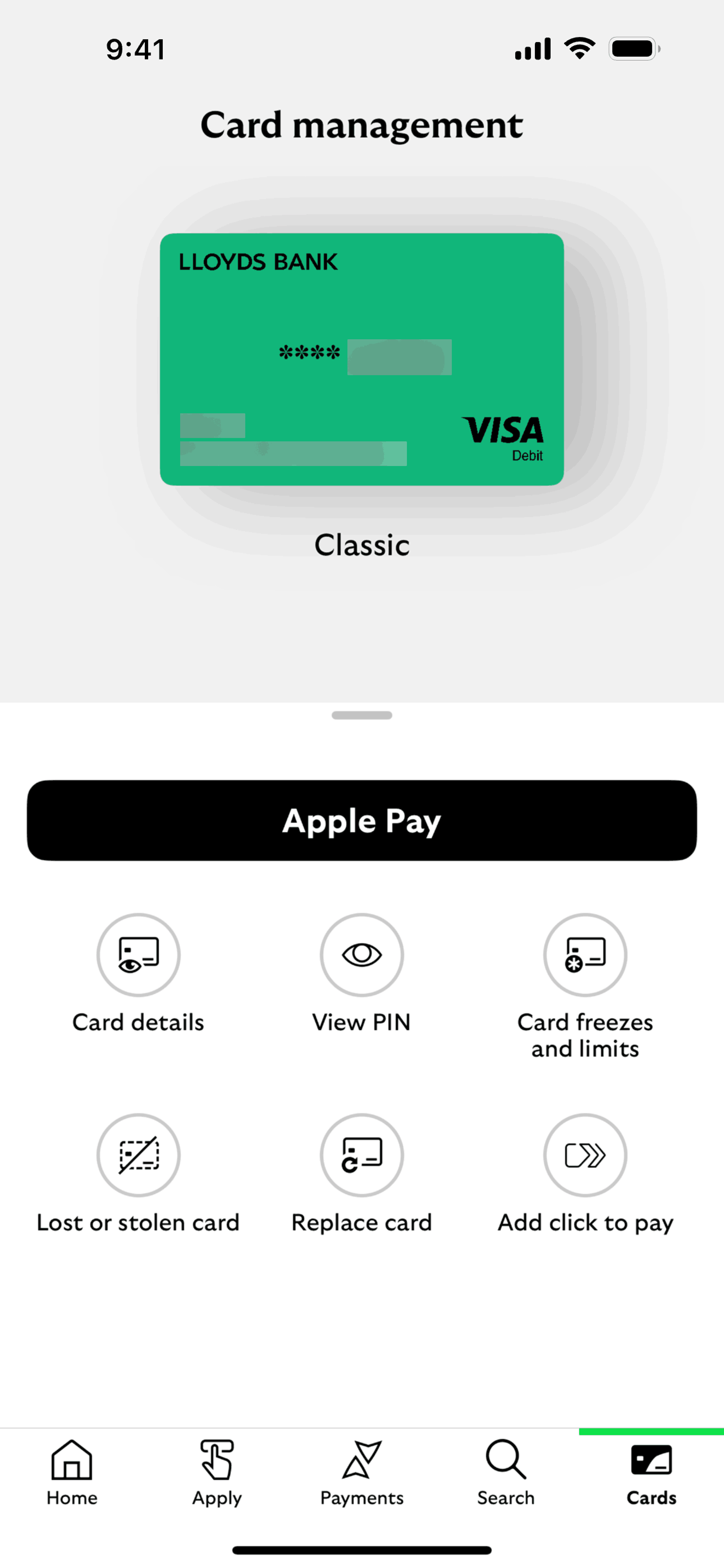 Lloyds Mobile Banking iOS Finance interface screenshot 13