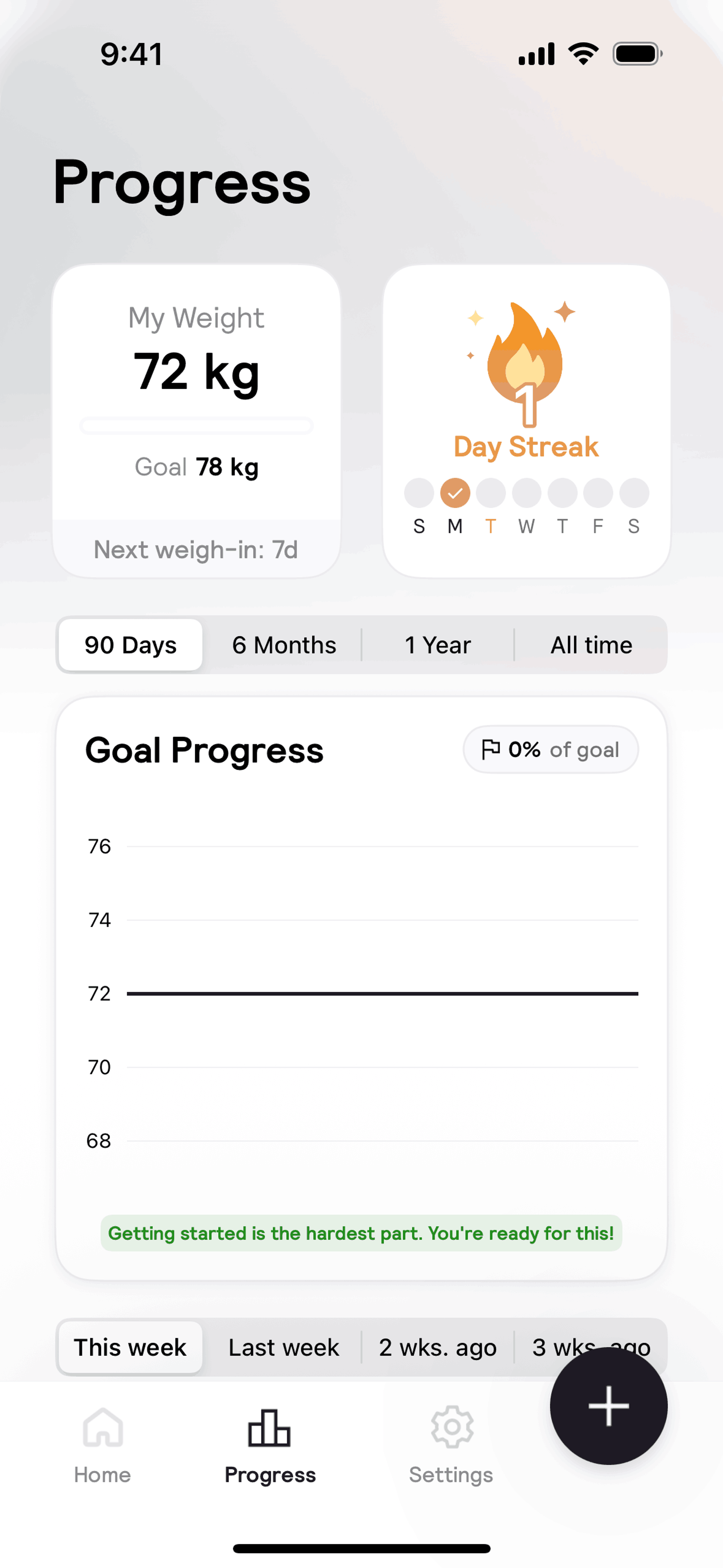Cal AI iOS AI interface screenshot 10