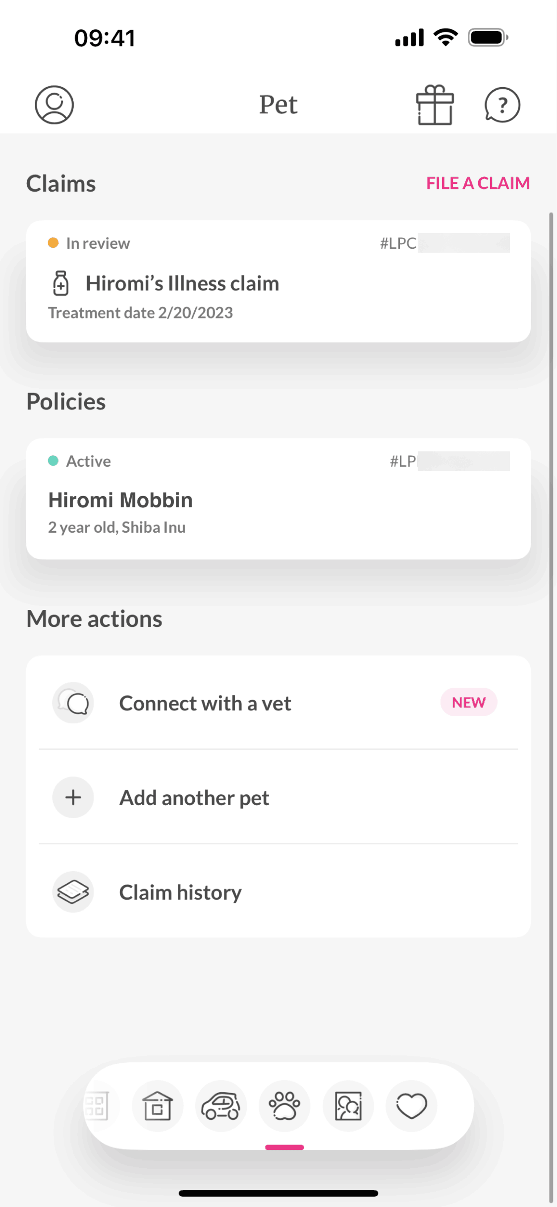 Lemonade Insurance iOS Finance interface screenshot 4