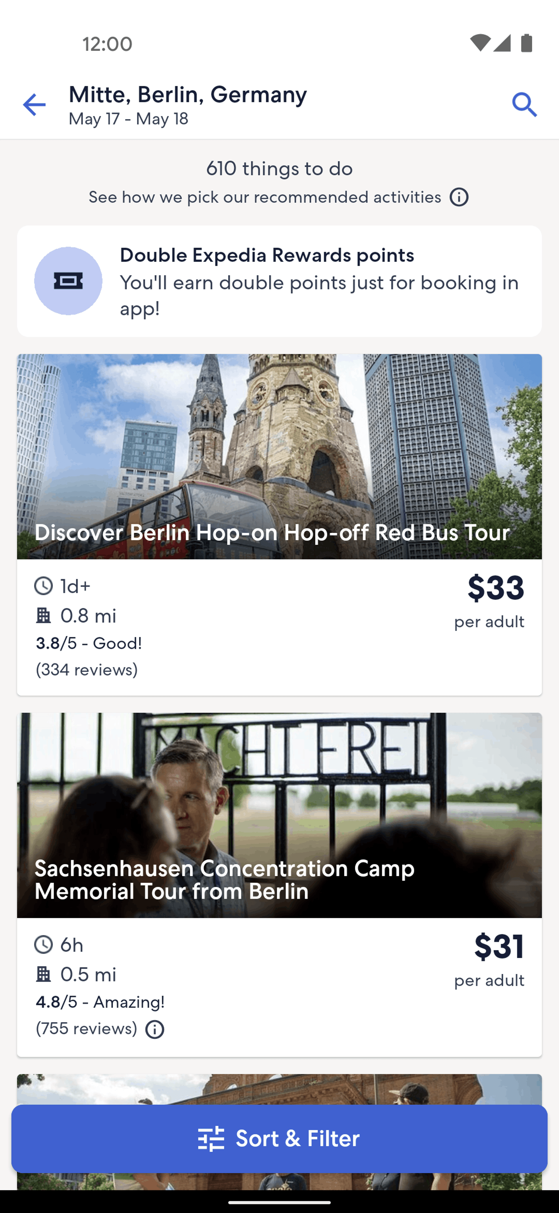 Expedia Android Travel & Transportation interface screenshot 14