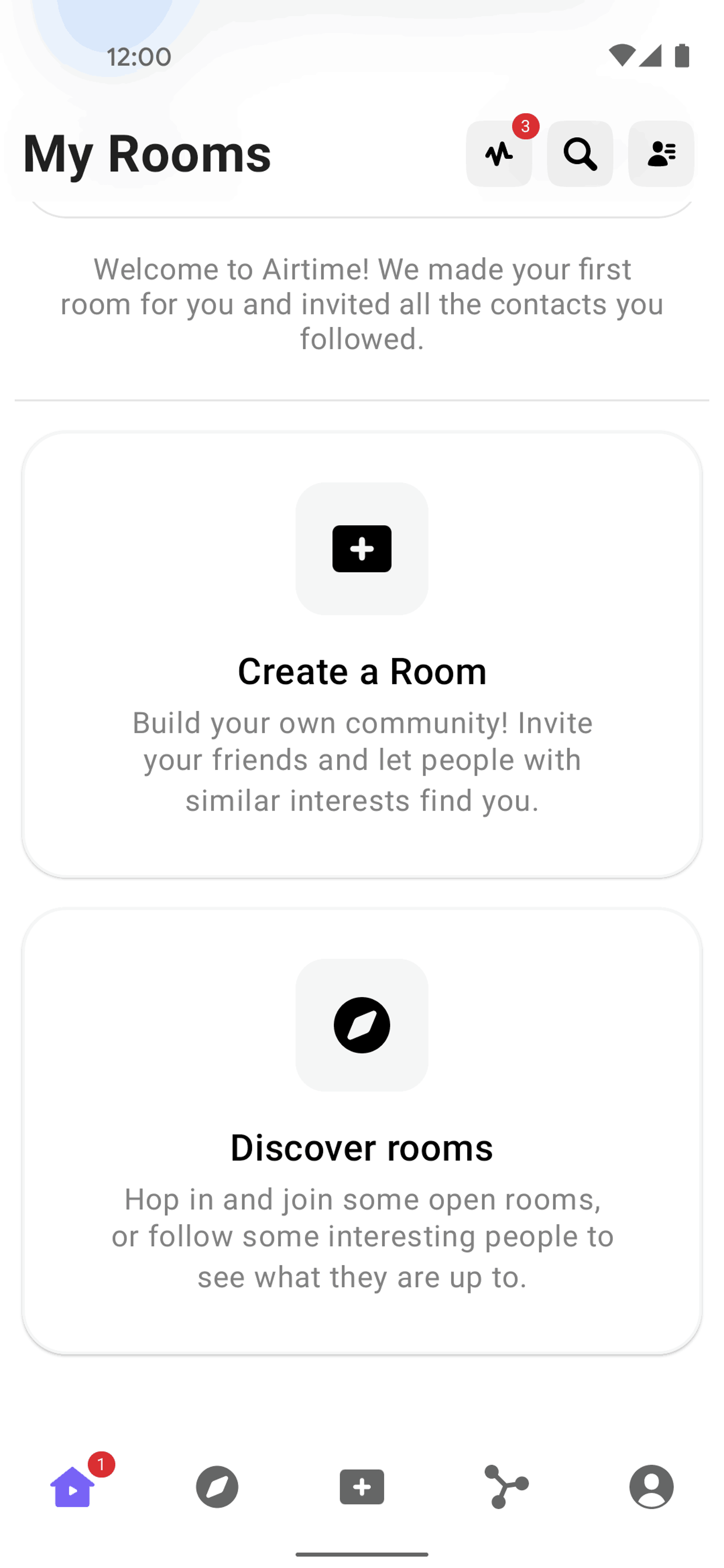 Airtime Android Social Networking interface screenshot 22