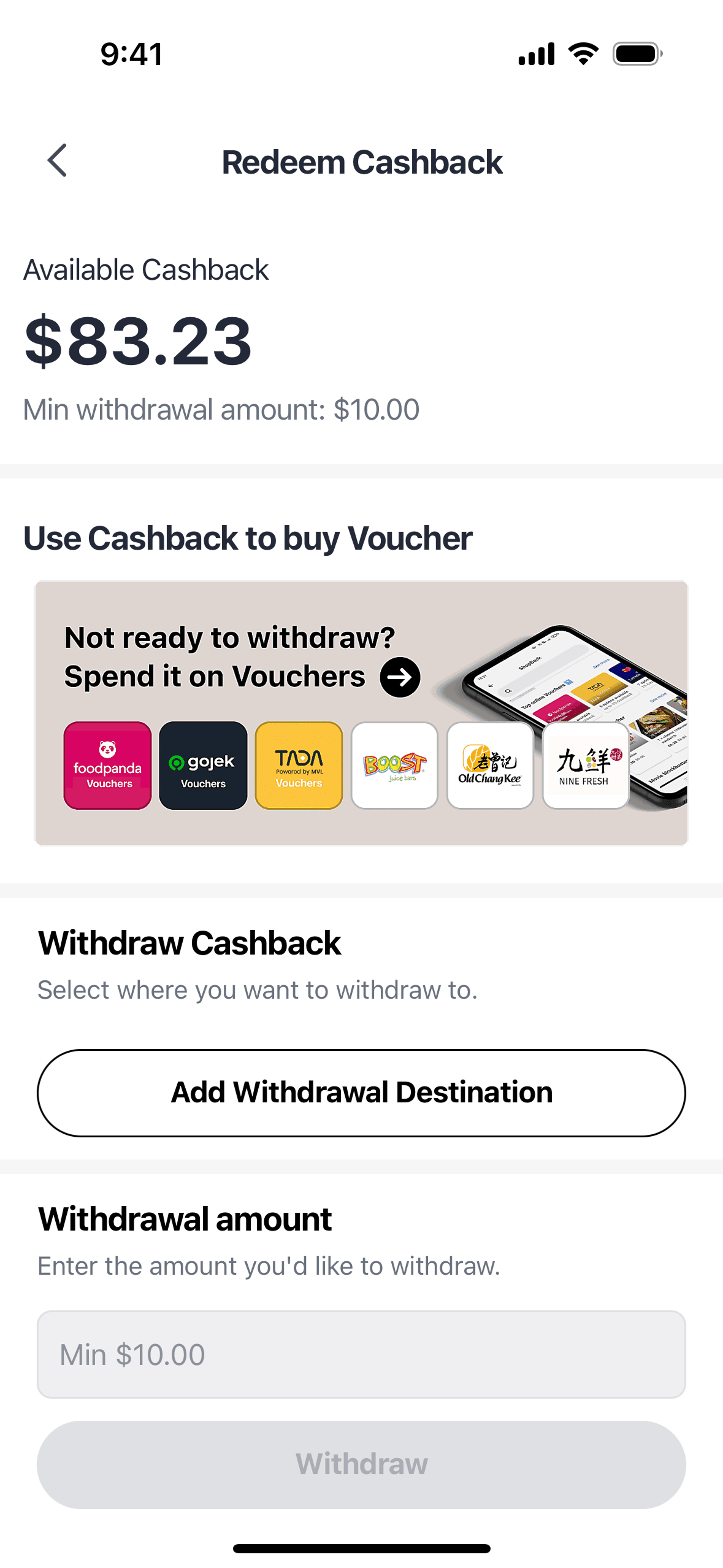 ShopBack iOS Shopping interface screenshot 3