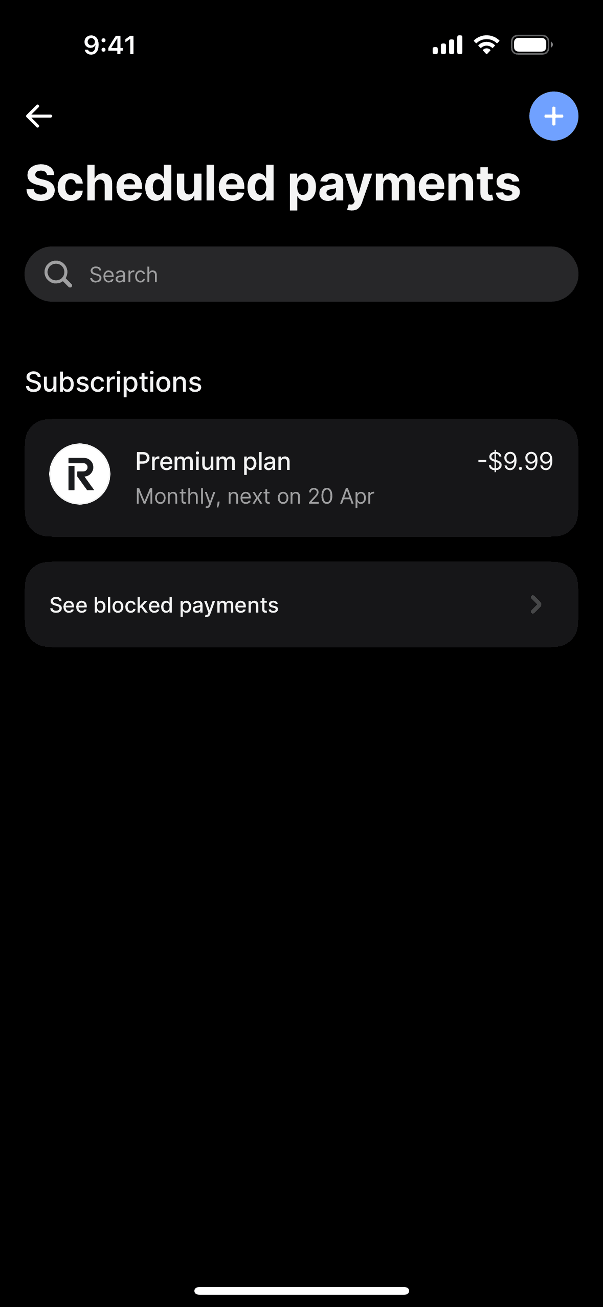 Revolut iOS Finance interface screenshot 2