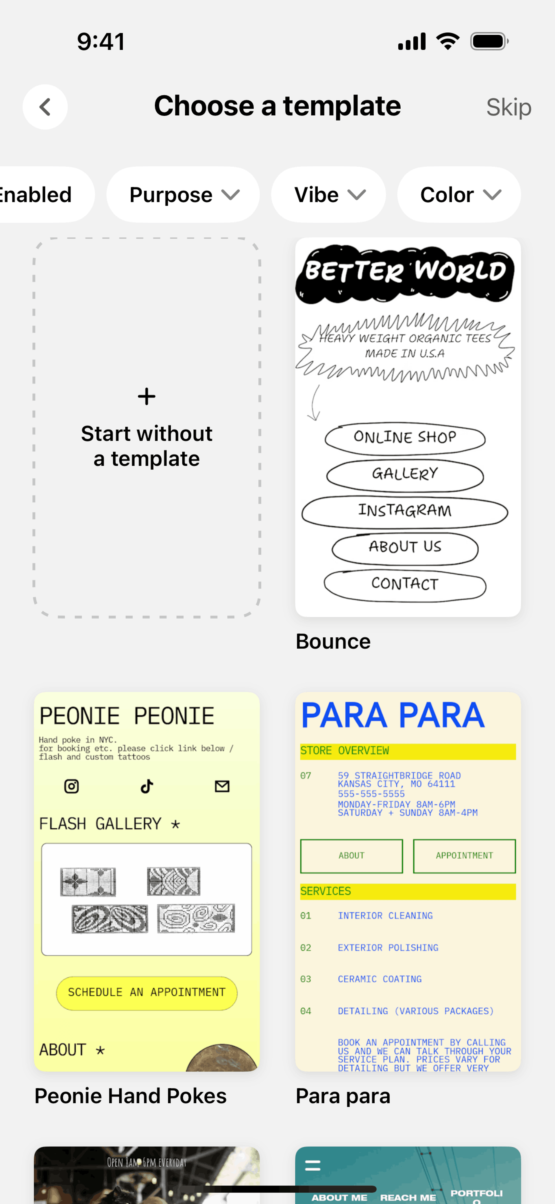 Universe iOS Productivity interface screenshot 19