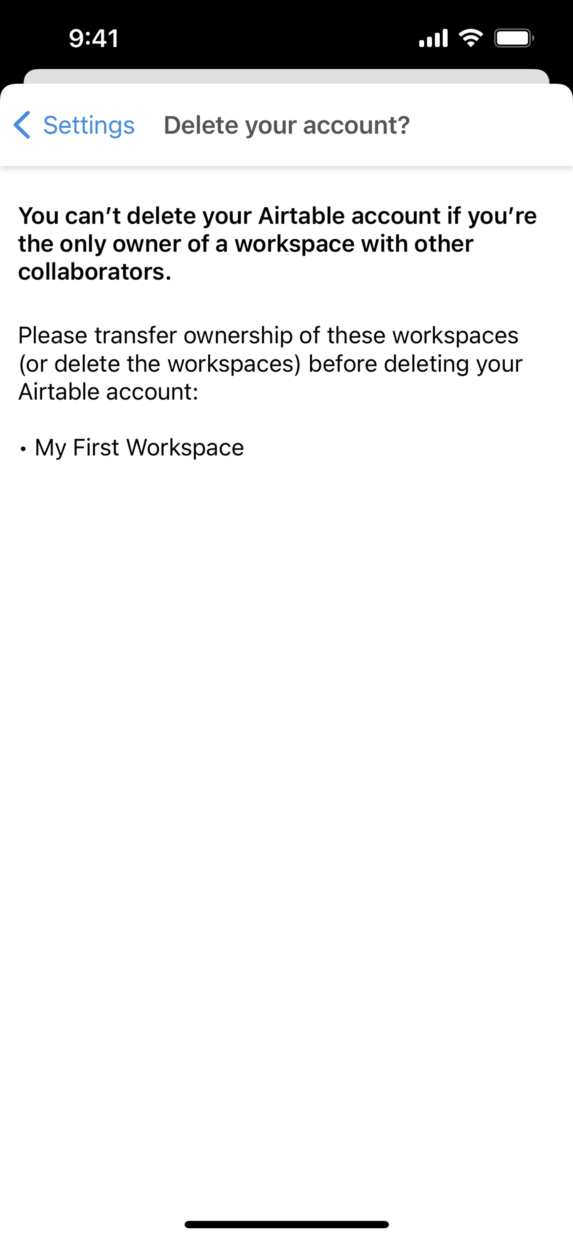 Airtable iOS Productivity interface screenshot 24
