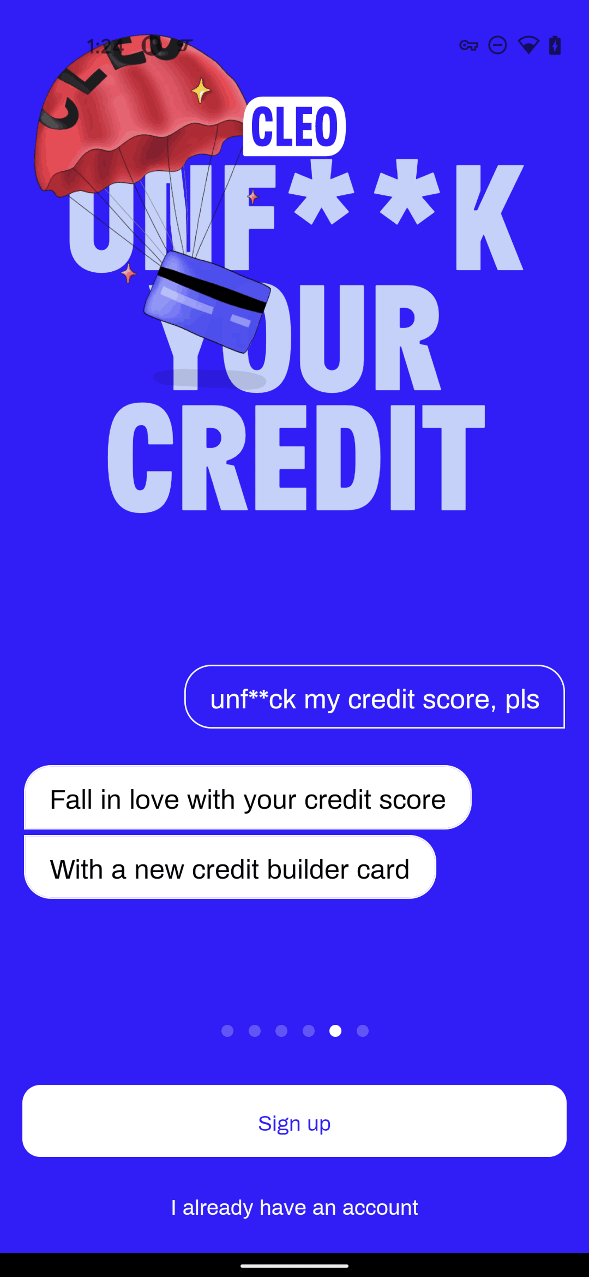 Cleo Android Finance interface screenshot 6