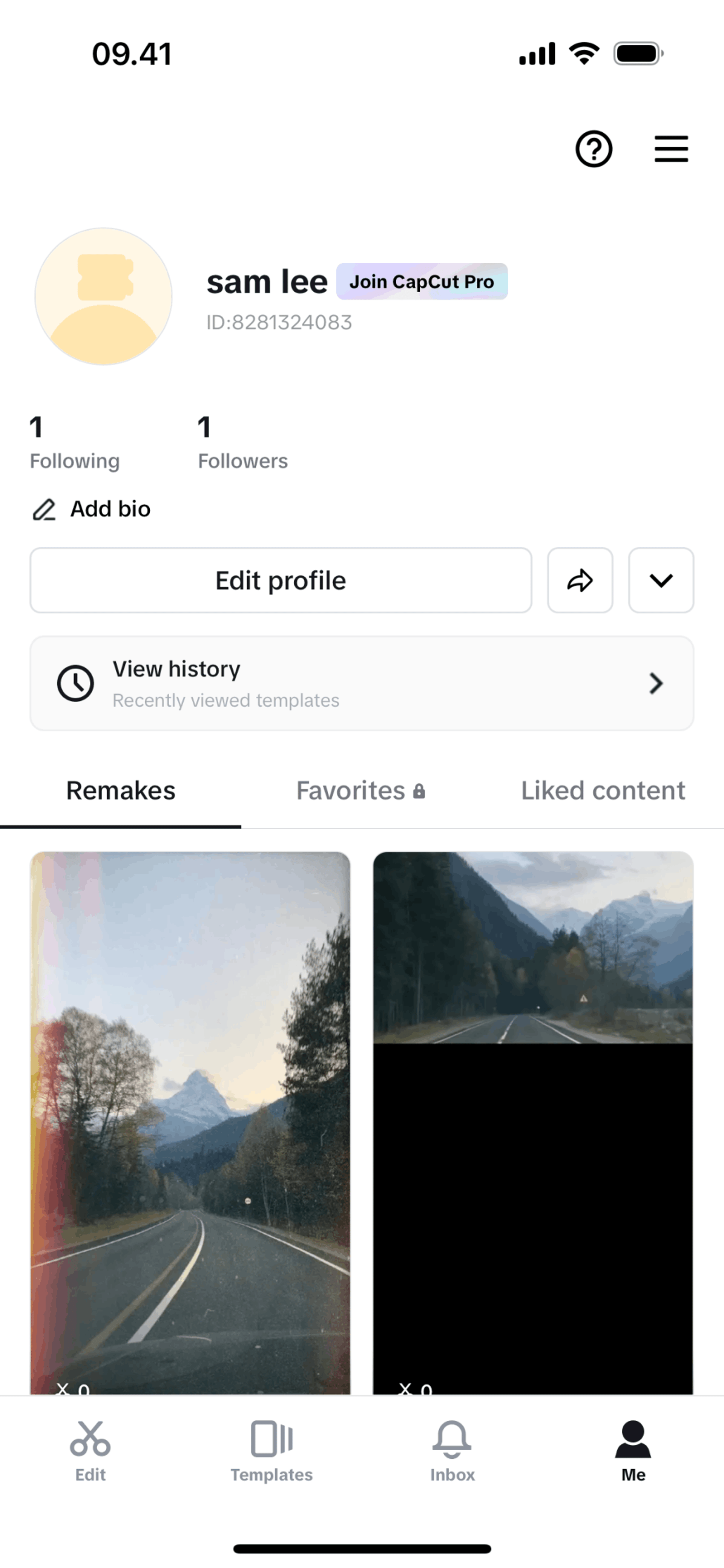 CapCut iOS Photo & Video interface screenshot 13