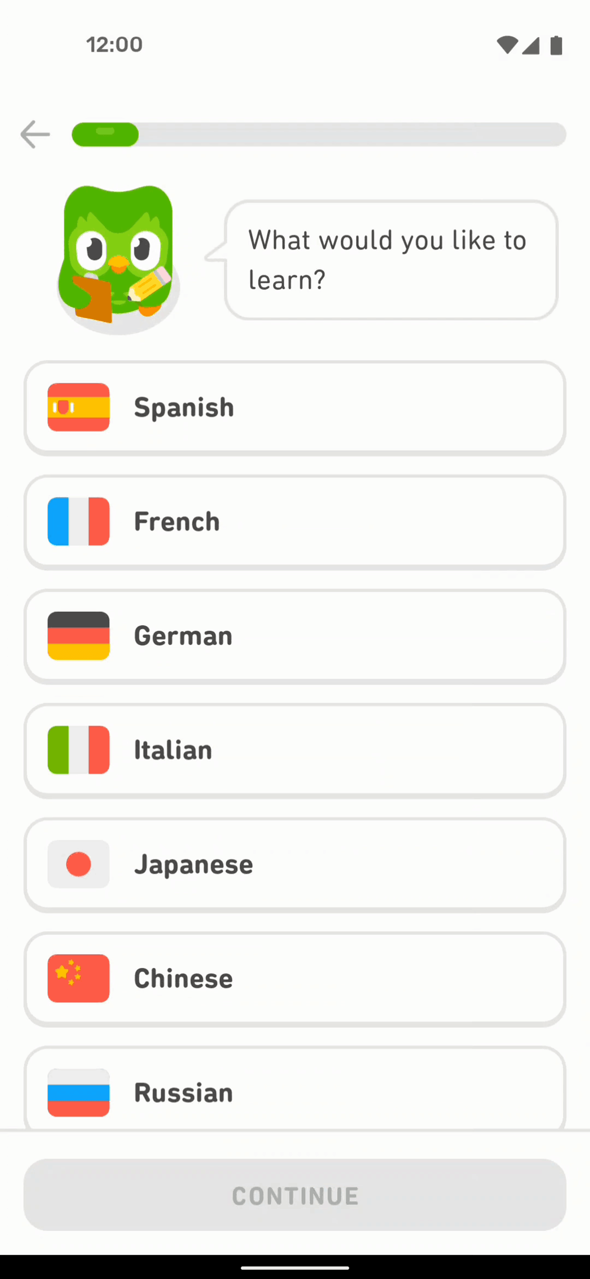 Duolingo Android Education interface screenshot 7