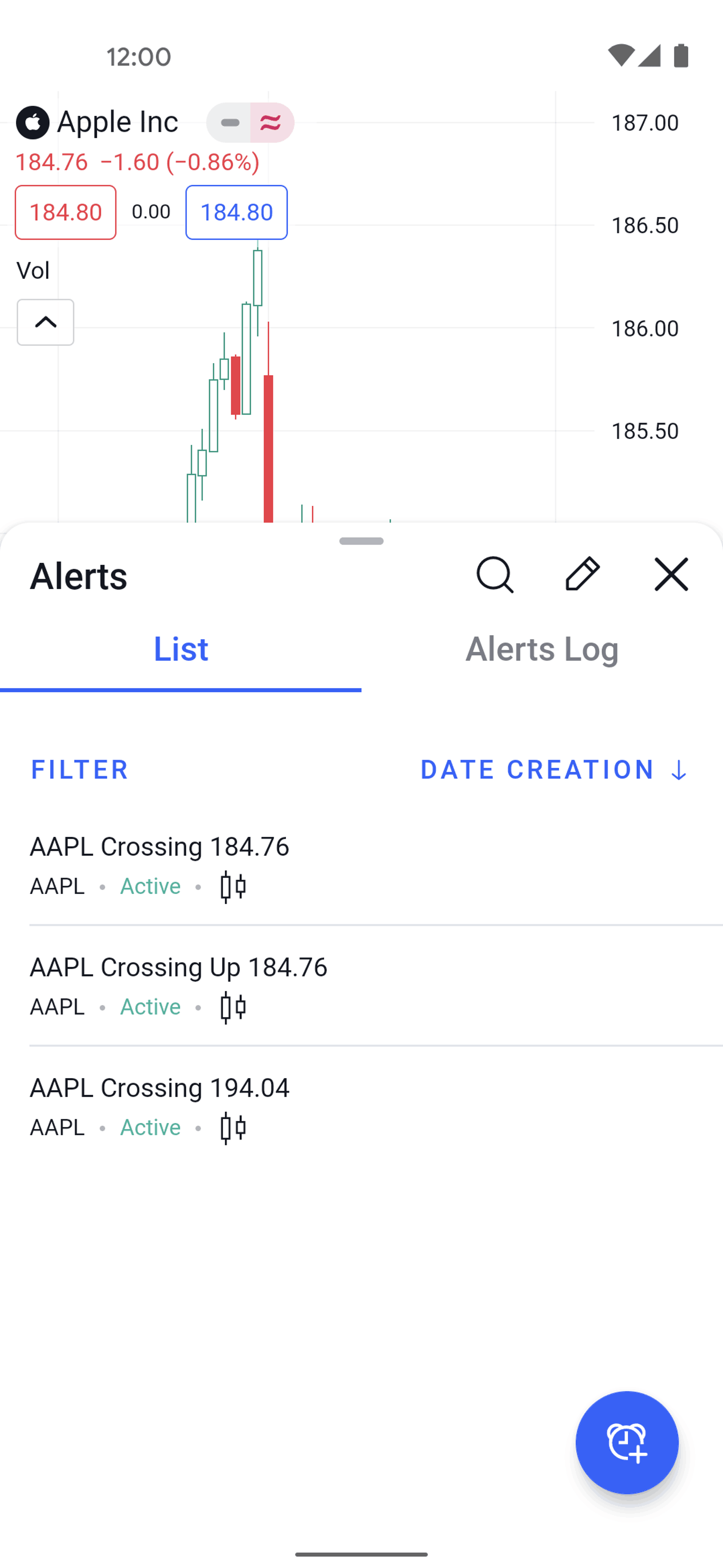 TradingView Android Finance interface screenshot 15
