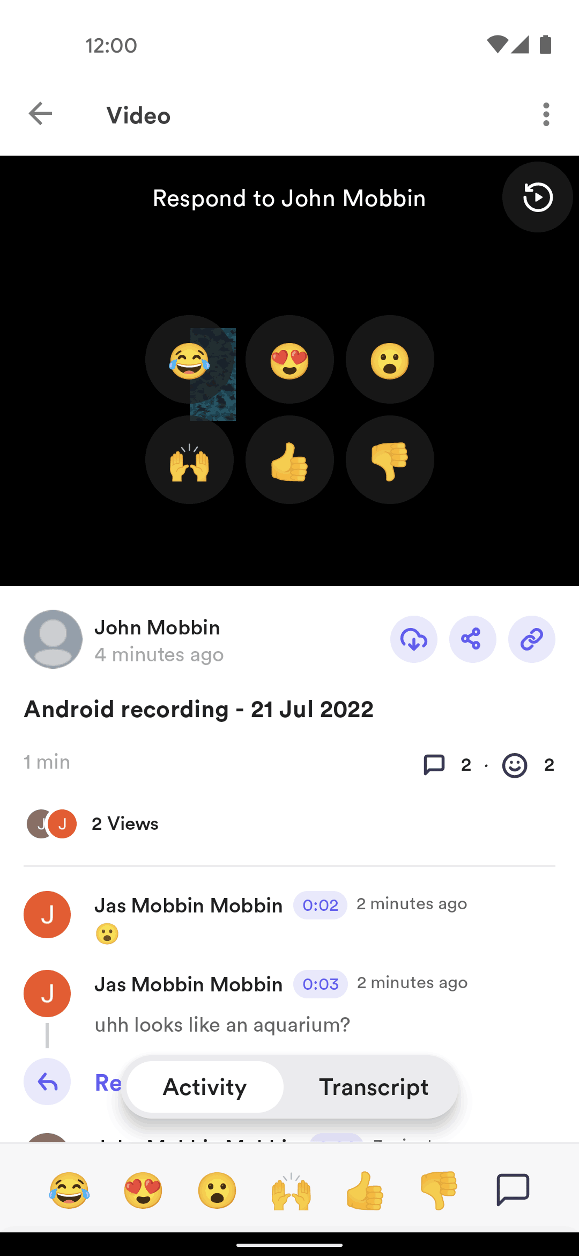 Loom Android Business interface screenshot 13