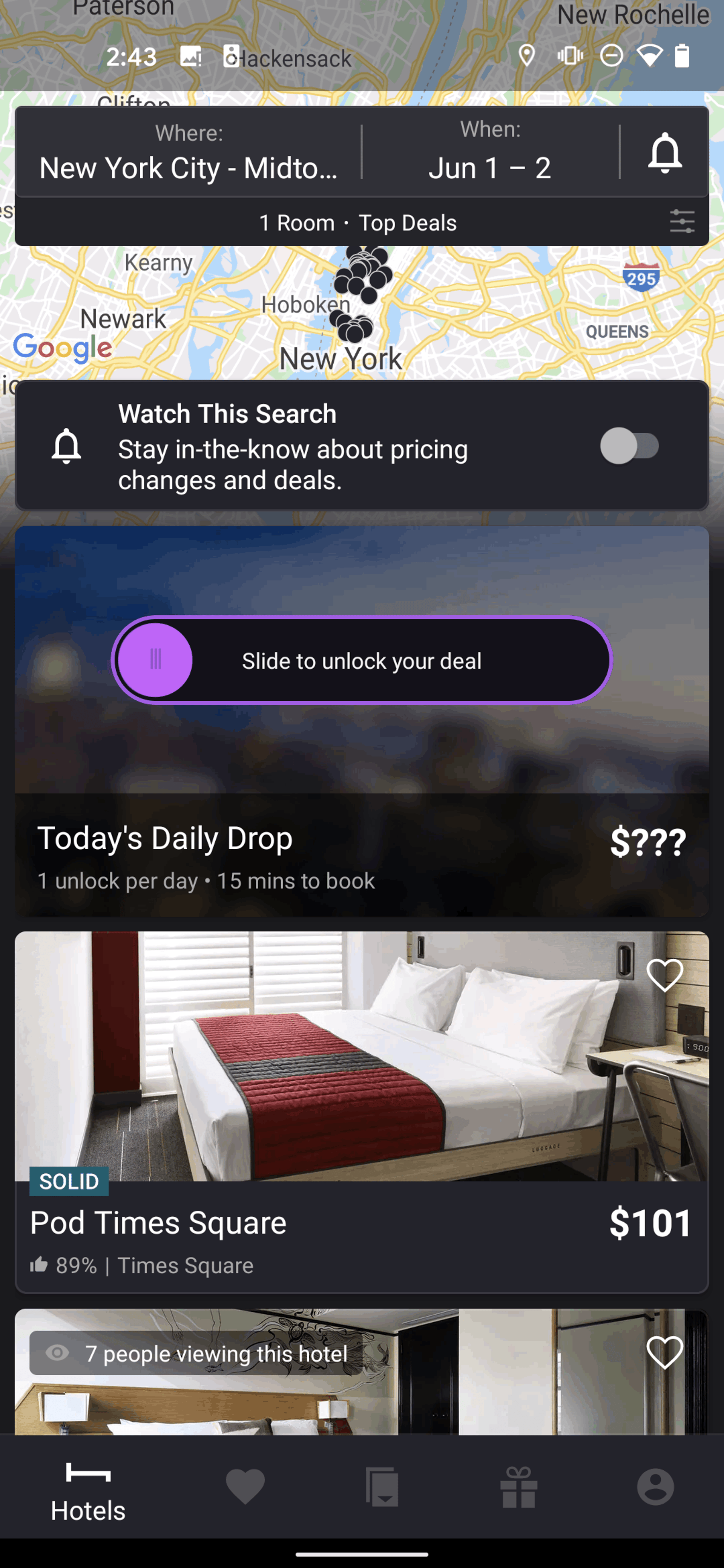 HotelTonight Android Travel & Transportation interface screenshot 15