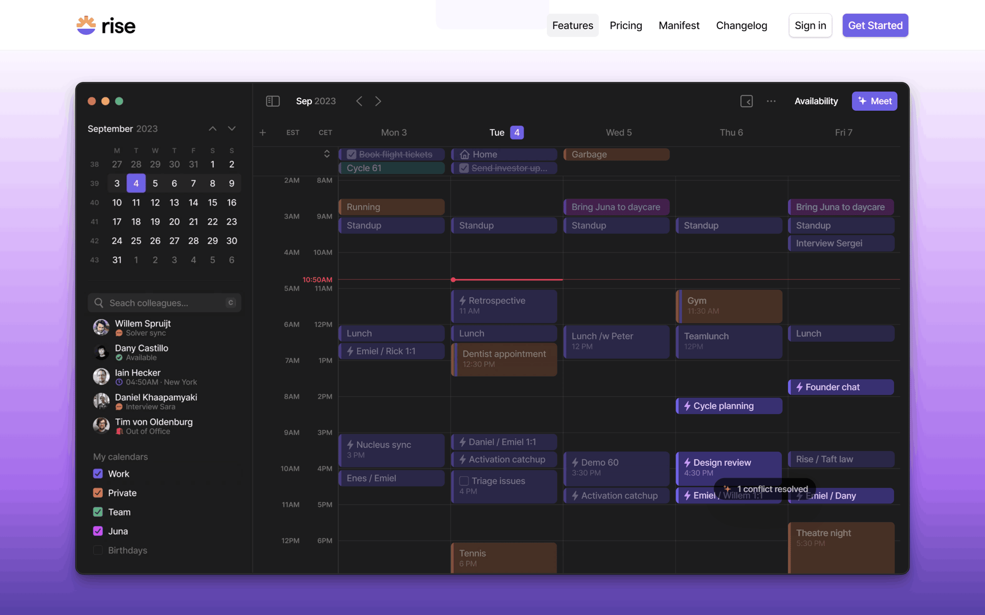 Rise Web Collaboration interface screenshot 19
