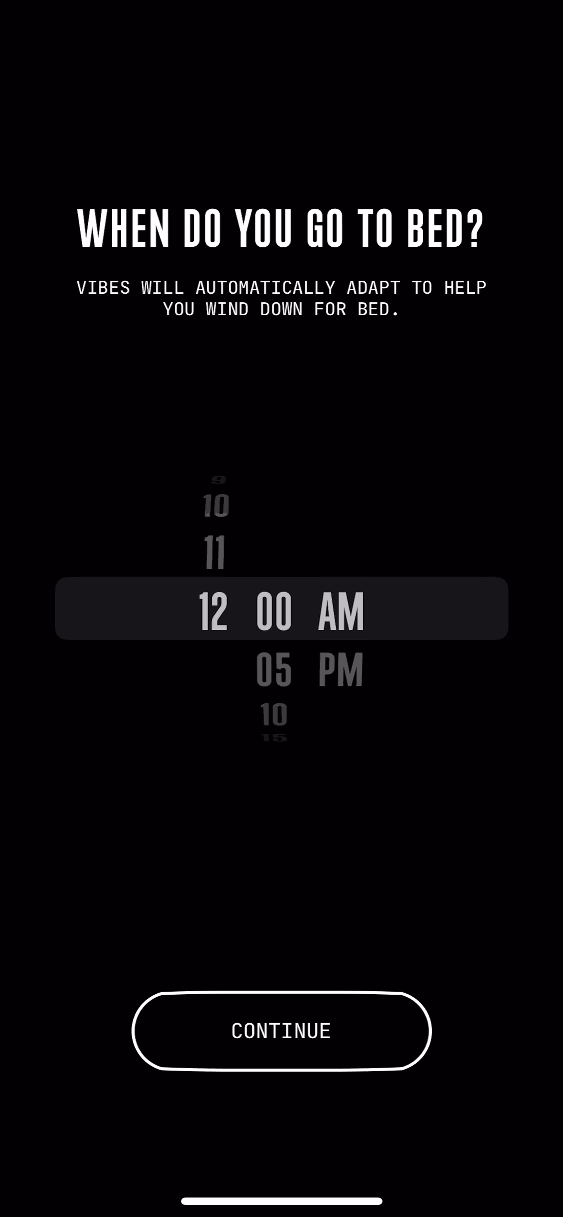 (Not Boring) Vibes iOS Health & Fitness interface screenshot 13