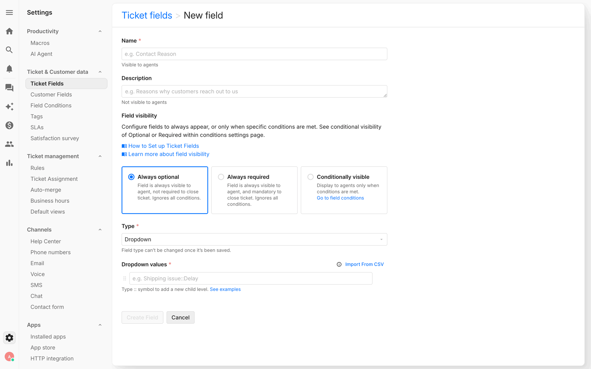 Gorgias Web Business interface screenshot 18