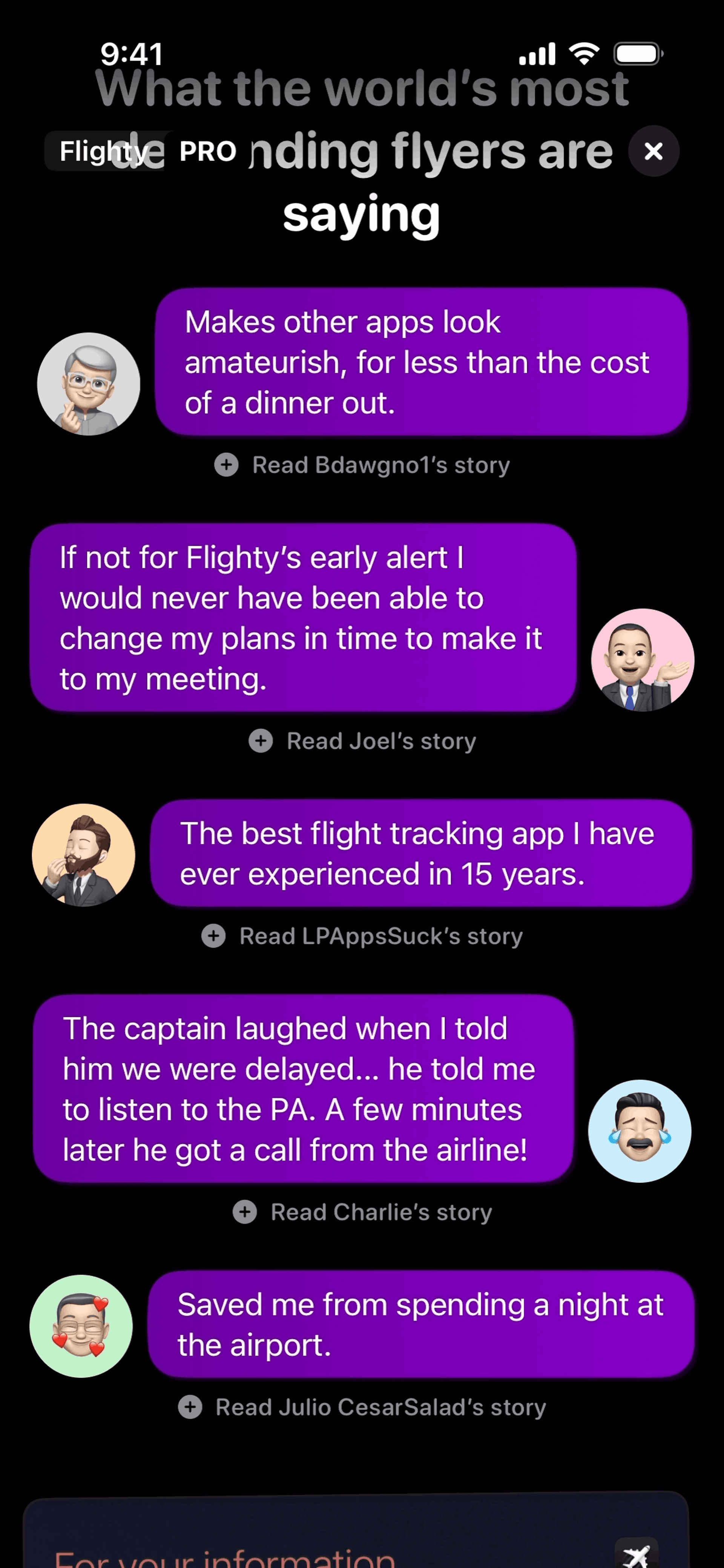 Flighty iOS Travel & Transportation interface screenshot 8