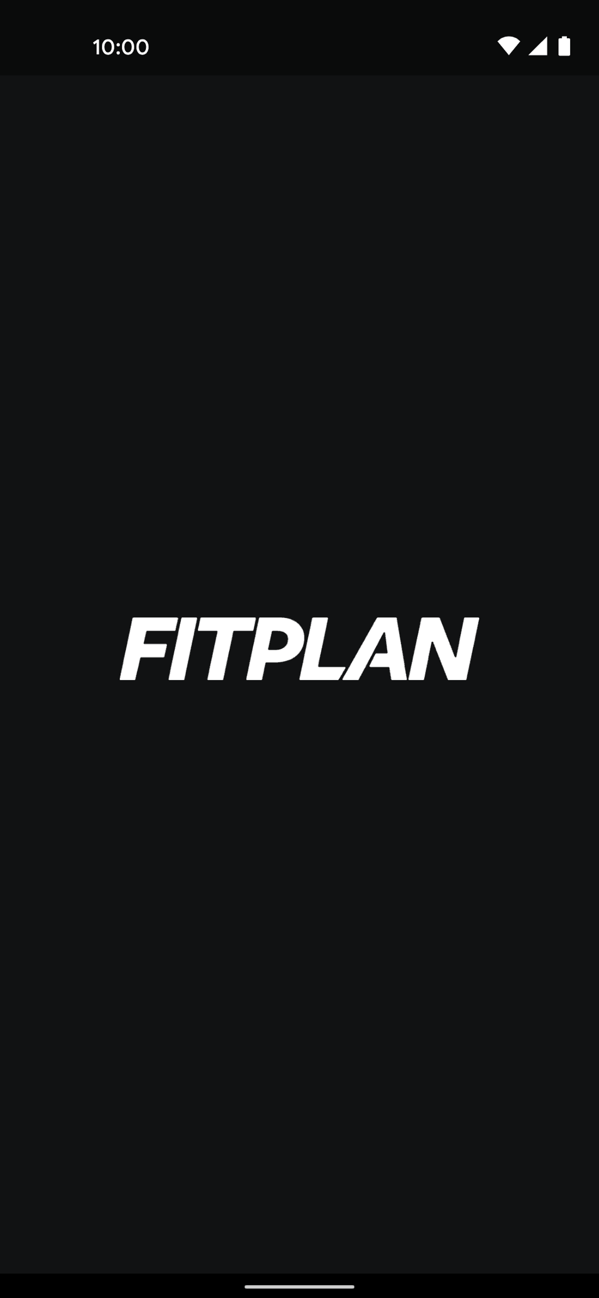 Fitplan Android Health & Fitness interface screenshot 1