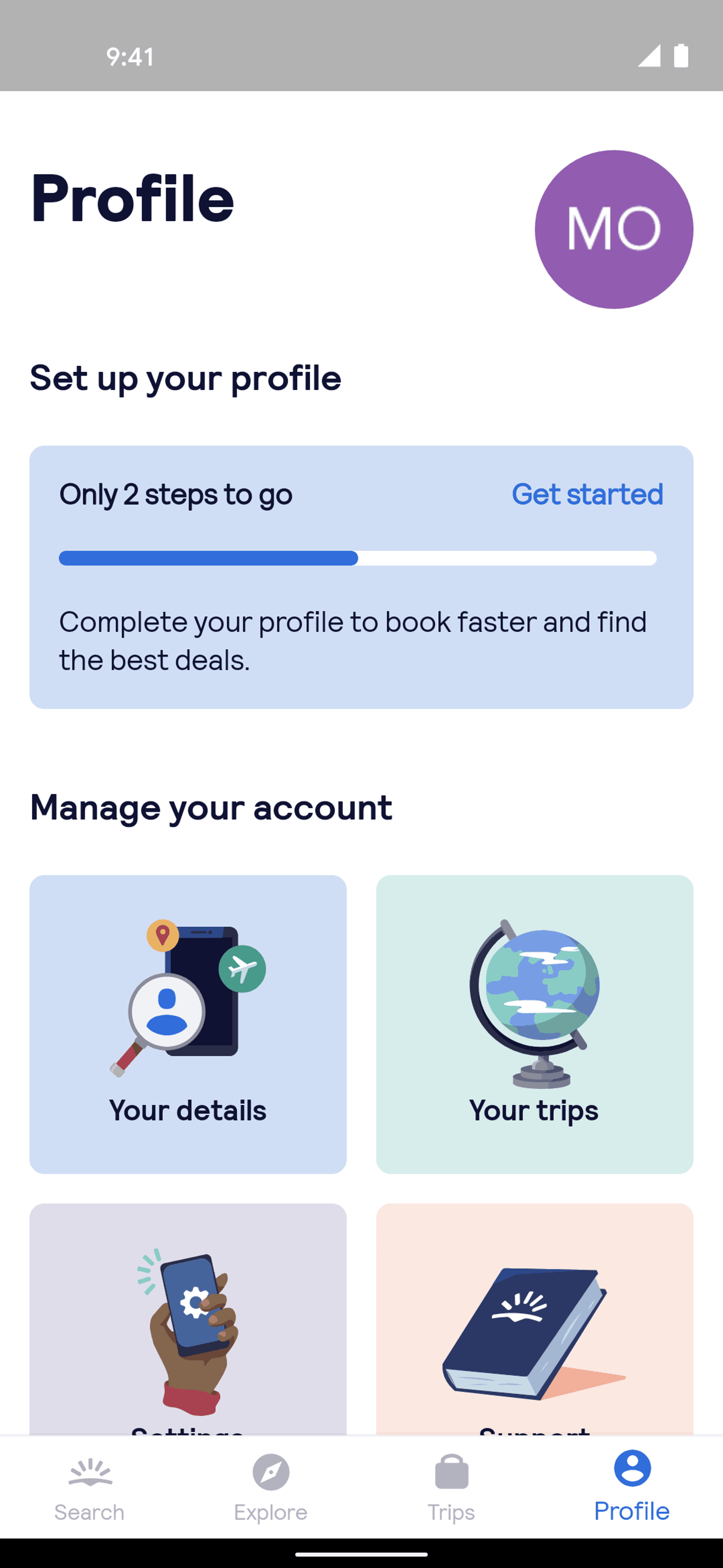Skyscanner Android Travel & Transportation interface screenshot 4