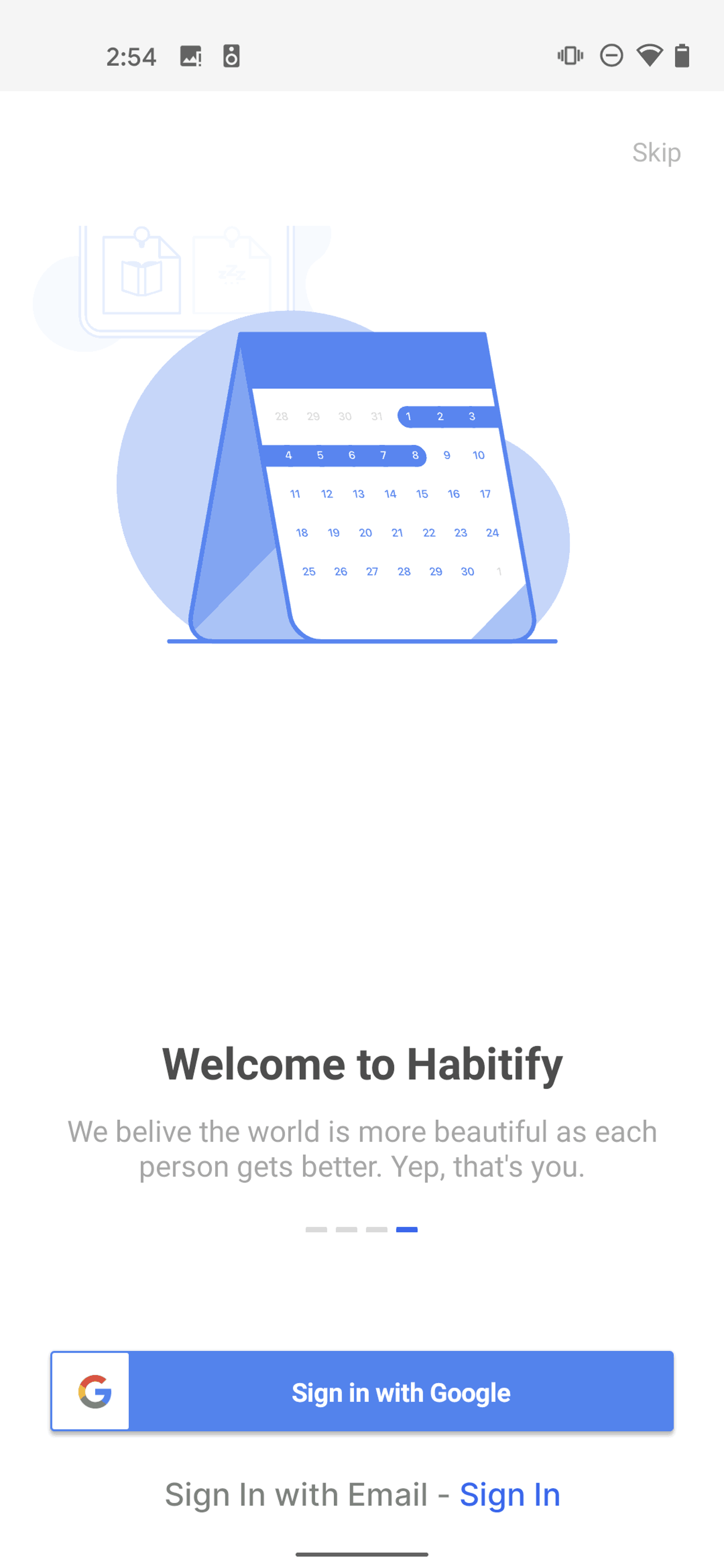 Habitify Android Productivity interface screenshot 4