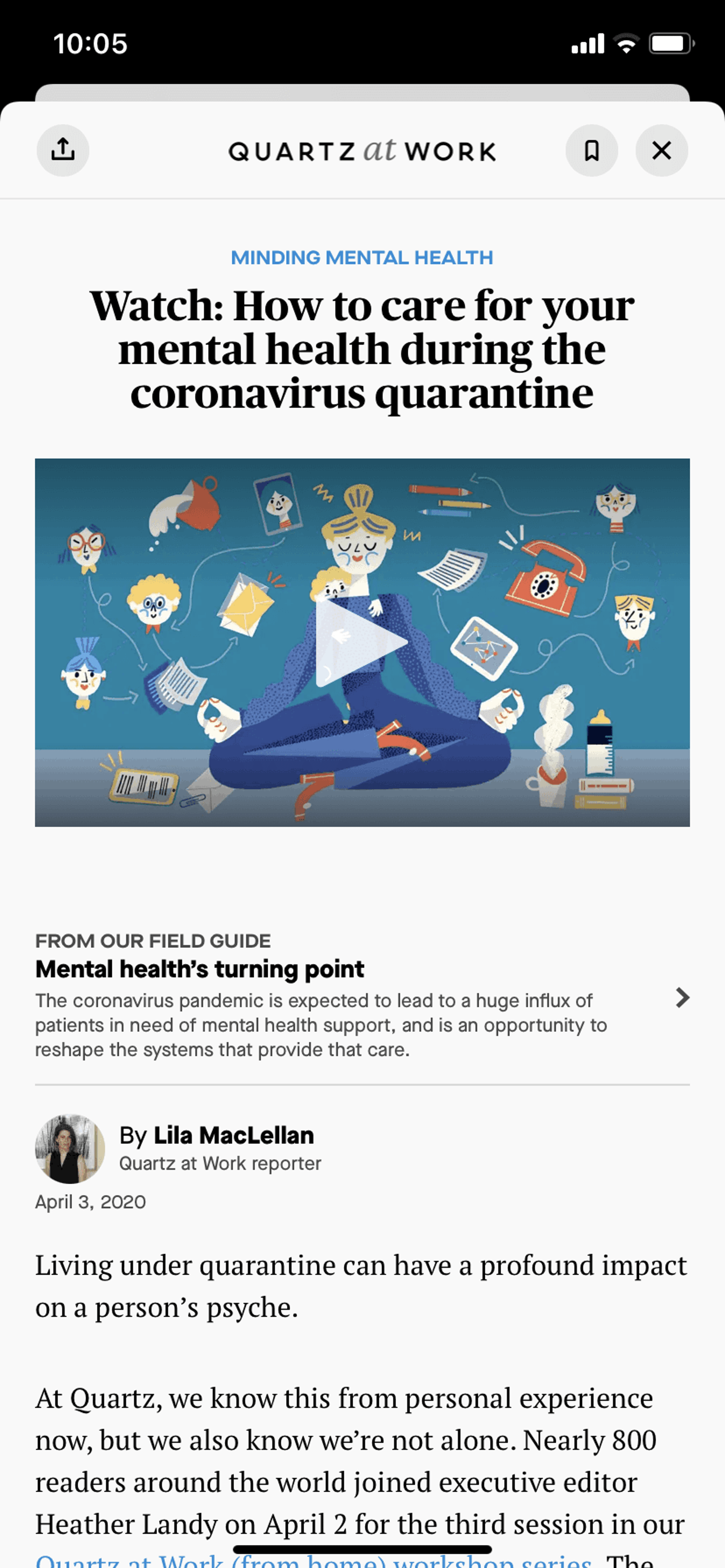 Quartz iOS News interface screenshot 24