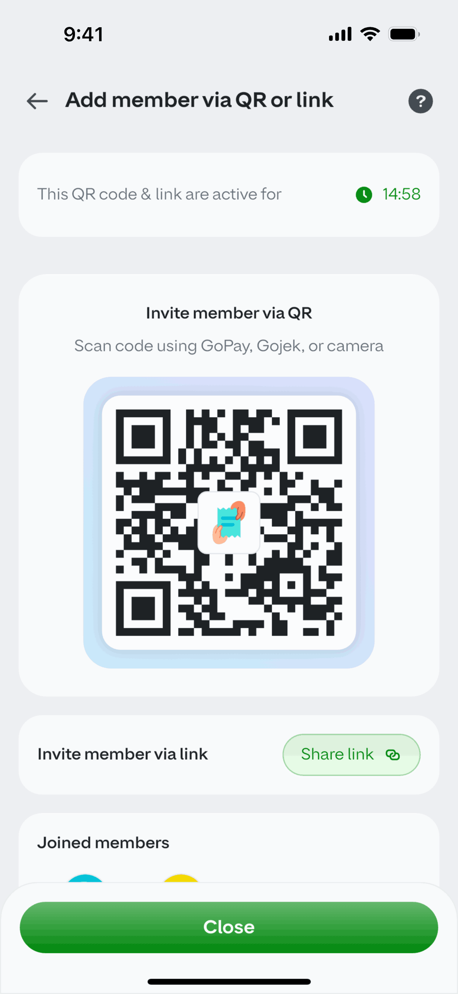 GoPay iOS Finance interface screenshot 13