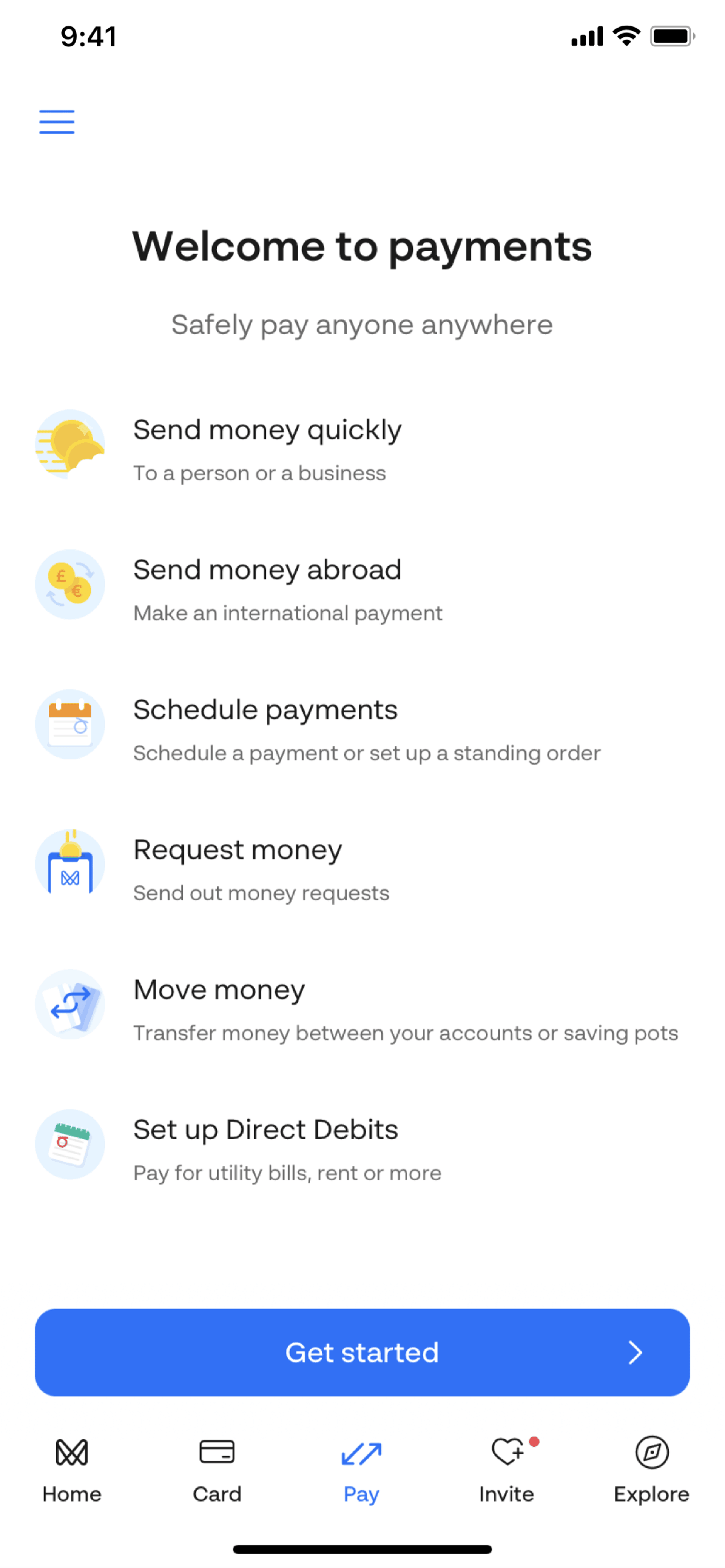 Monese iOS Finance interface screenshot 19