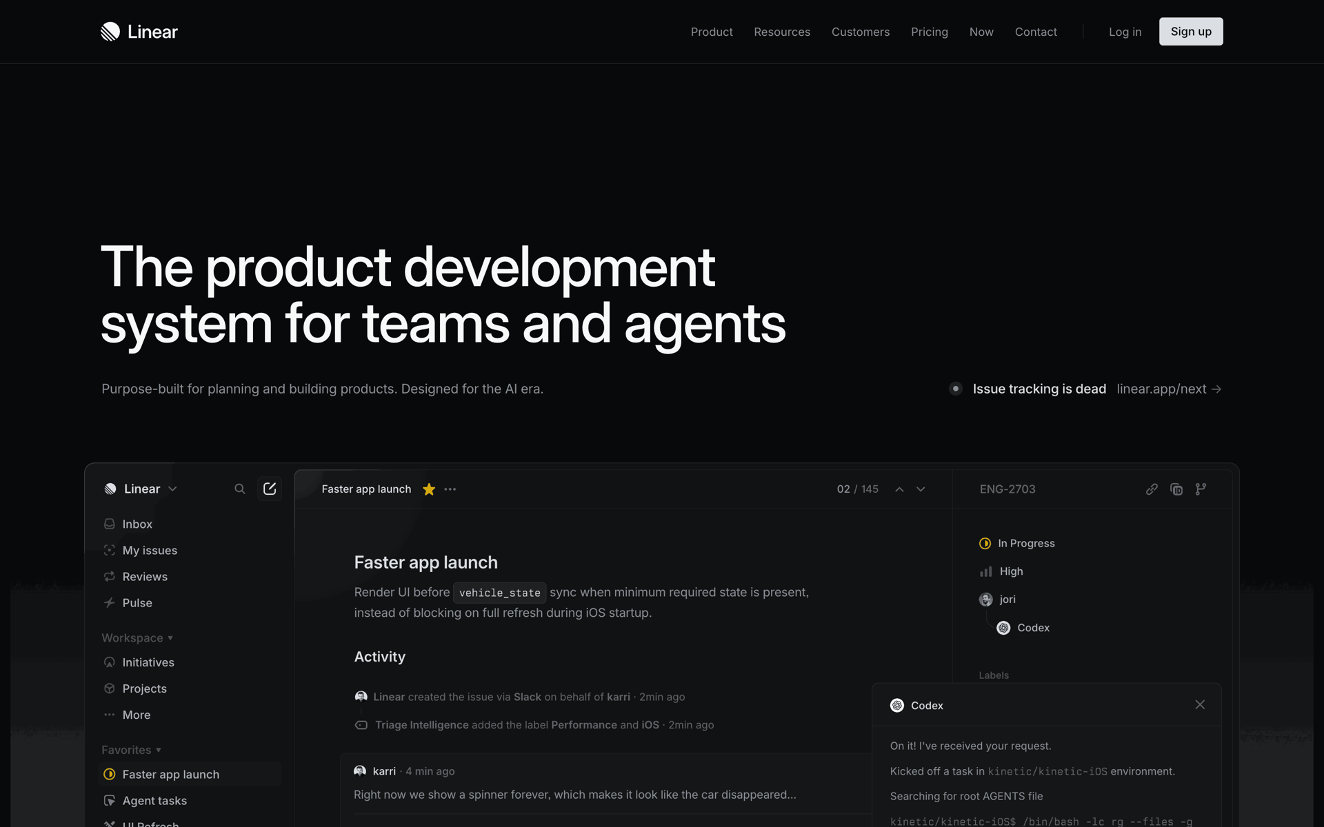 Collaboration app screen 2