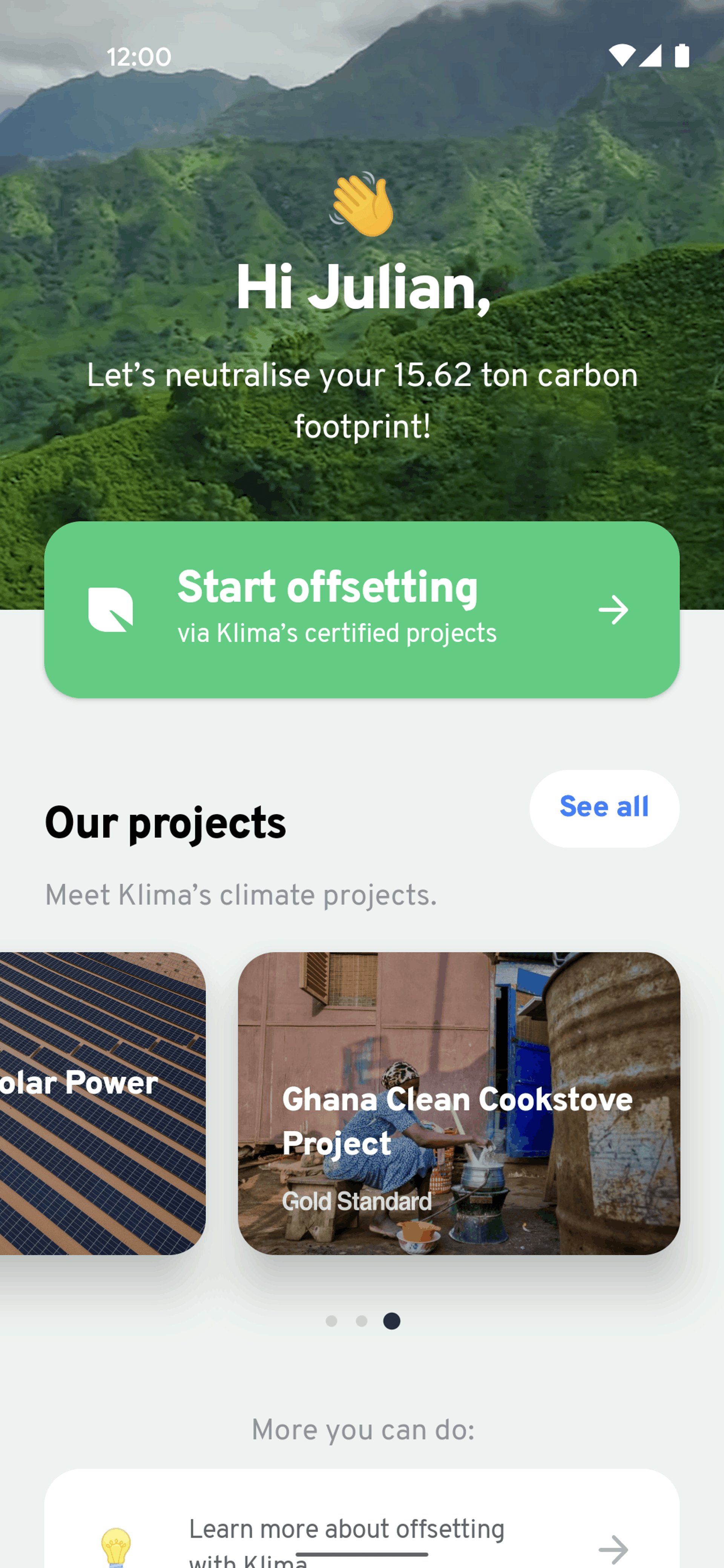 Klima Android Lifestyle interface screenshot 22