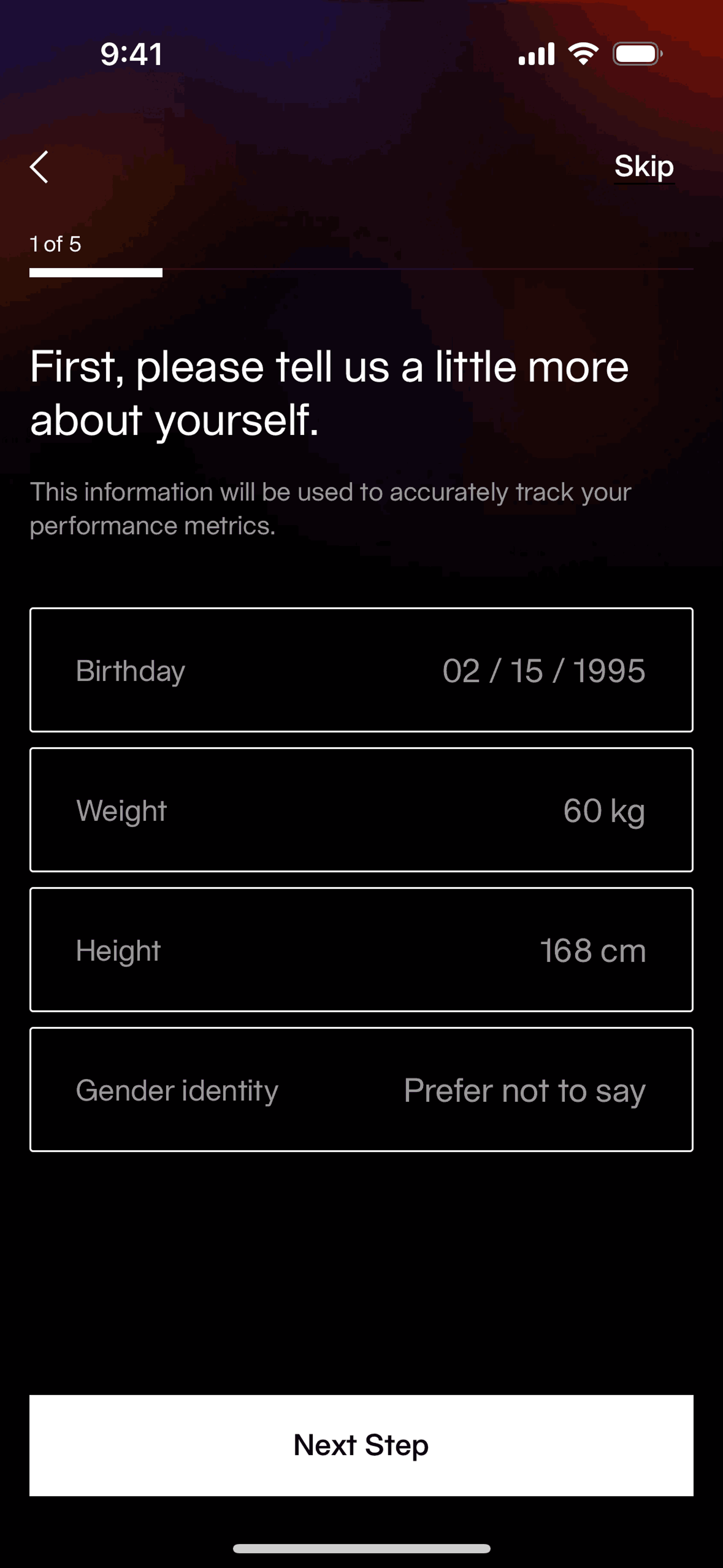 Equinox+ iOS Health & Fitness interface screenshot 23