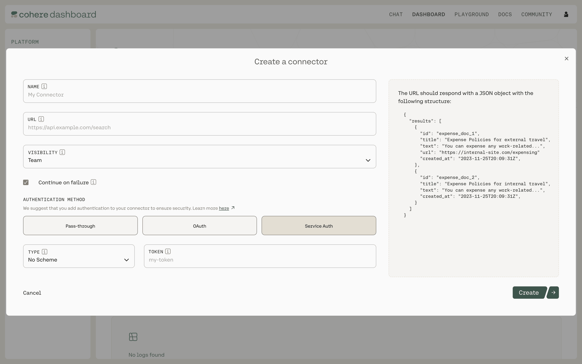 Cohere Web AI interface screenshot 21