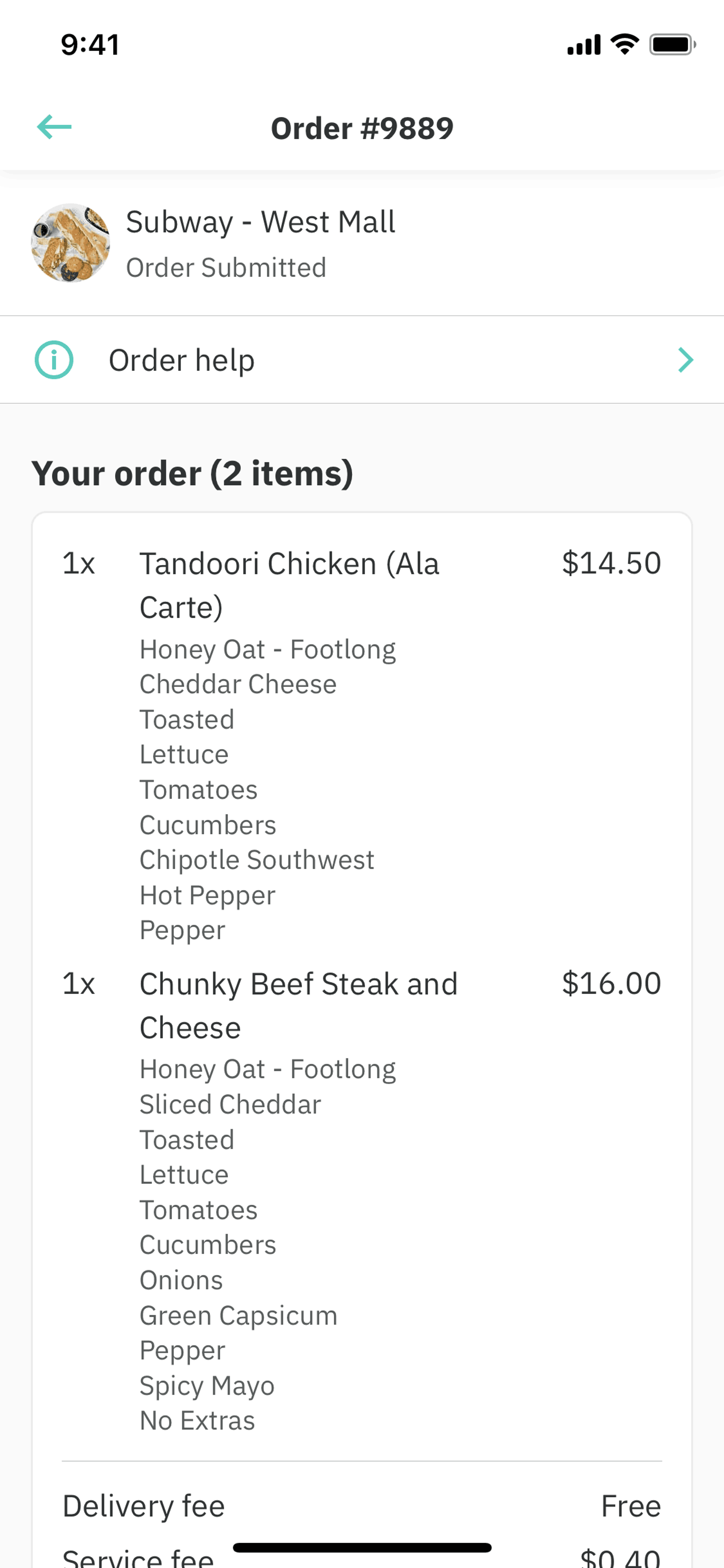 Deliveroo iOS Food & Drink interface screenshot 7