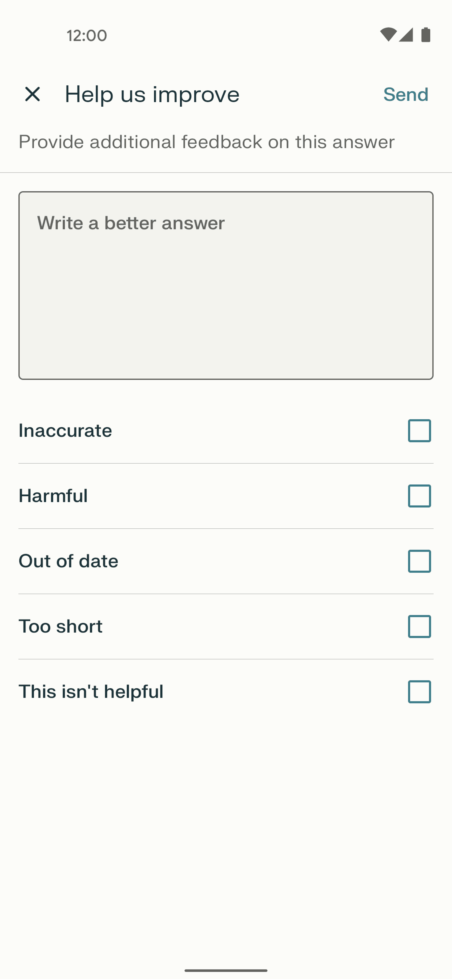 Perplexity Android AI interface screenshot 6