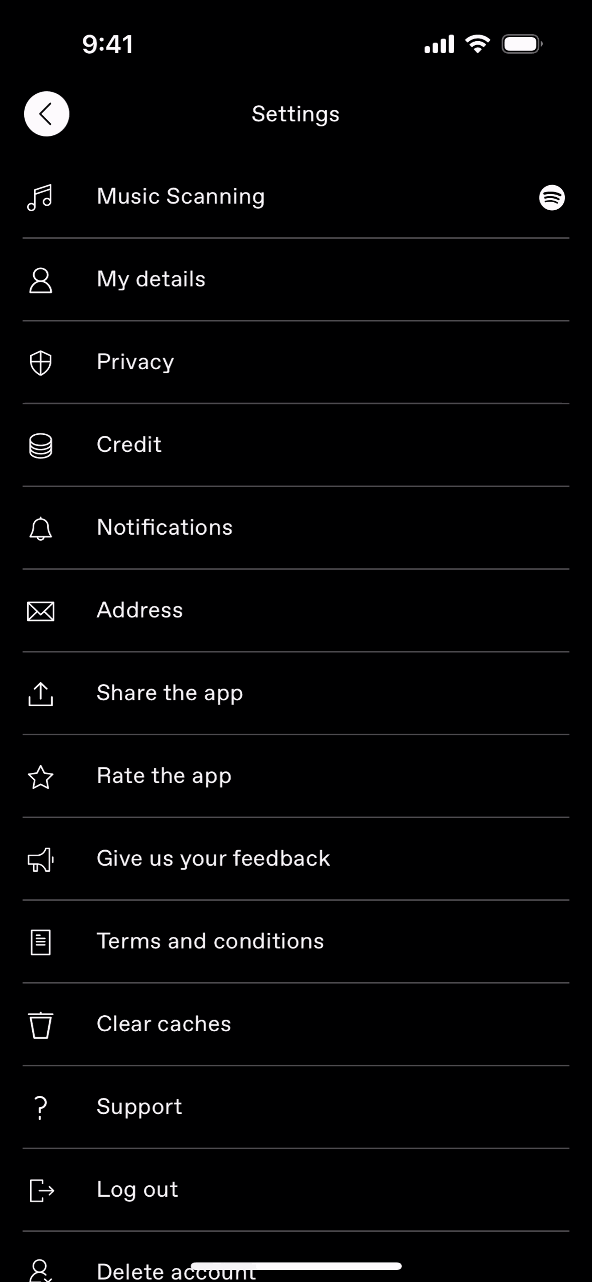 DICE iOS Entertainment interface screenshot 7