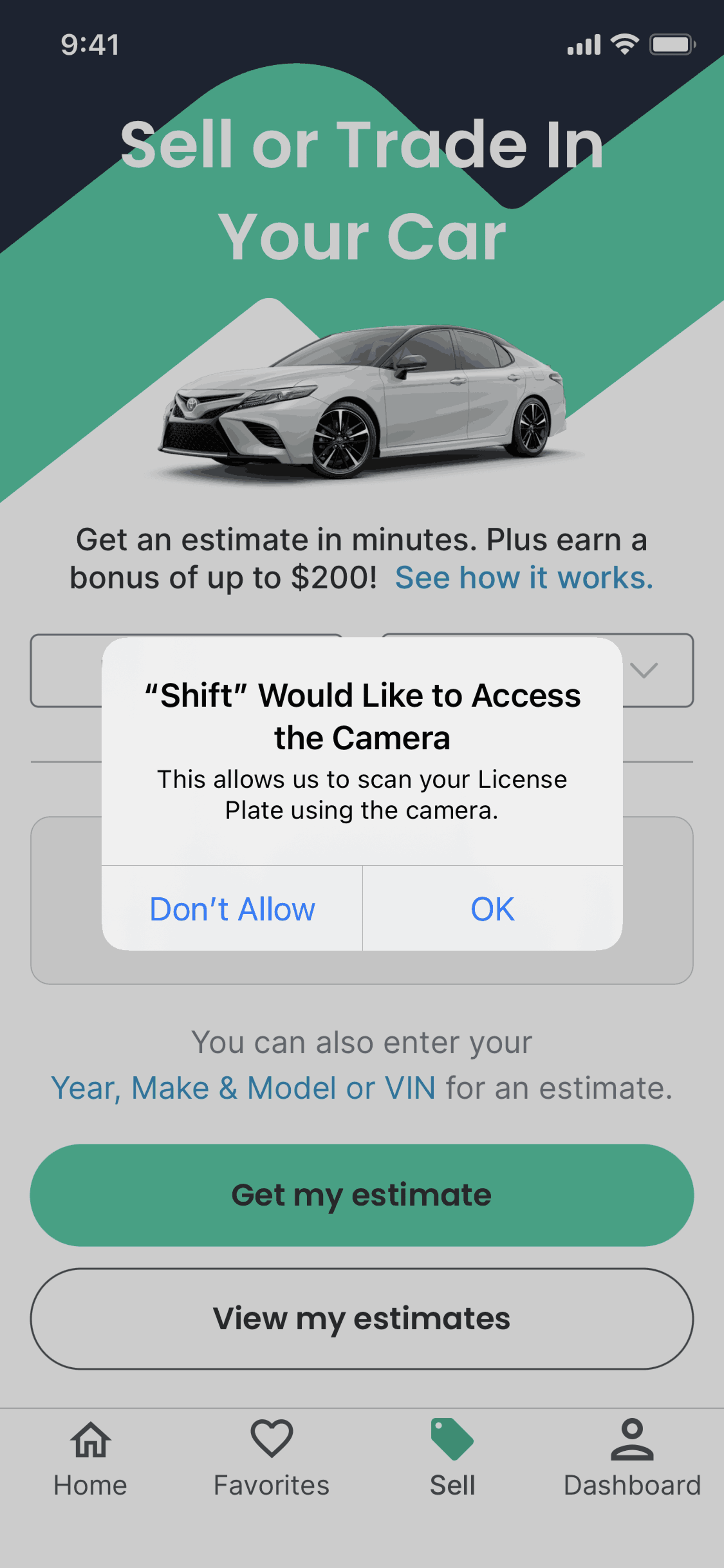 Shift iOS Shopping interface screenshot 18