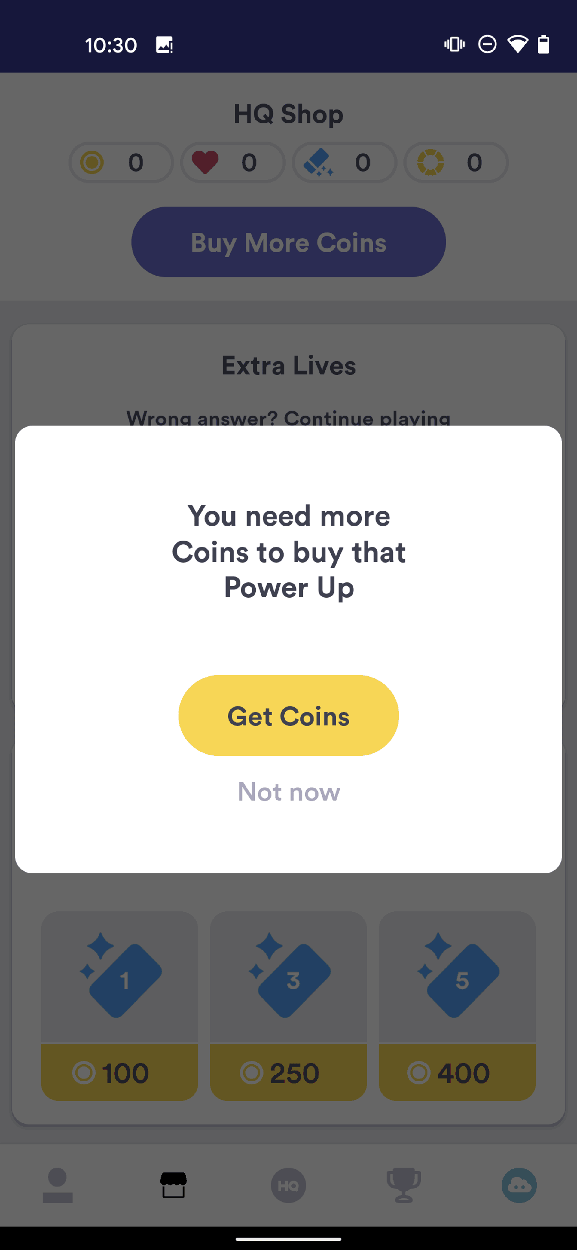 HQ Trivia Android Entertainment interface screenshot 9
