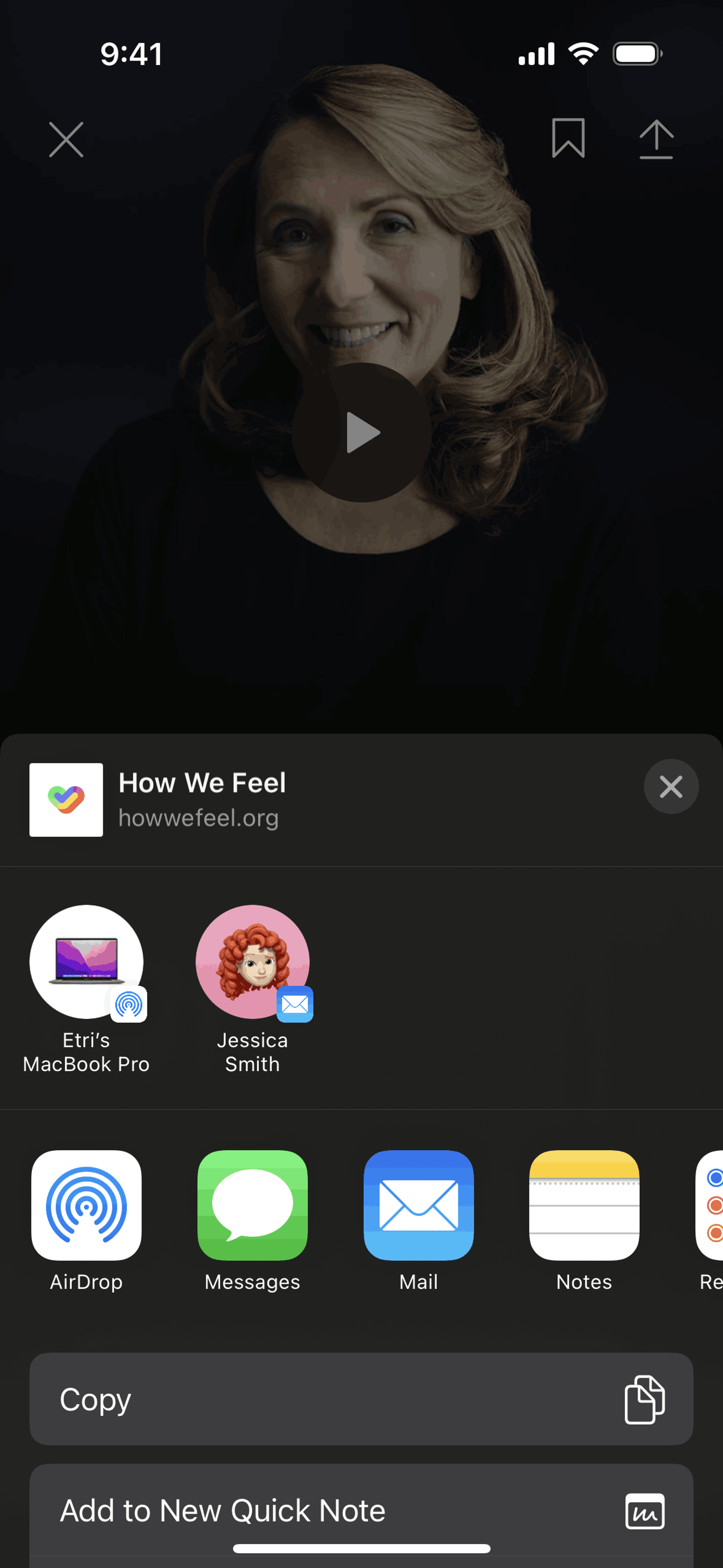 How We Feel iOS Health & Fitness interface screenshot 13