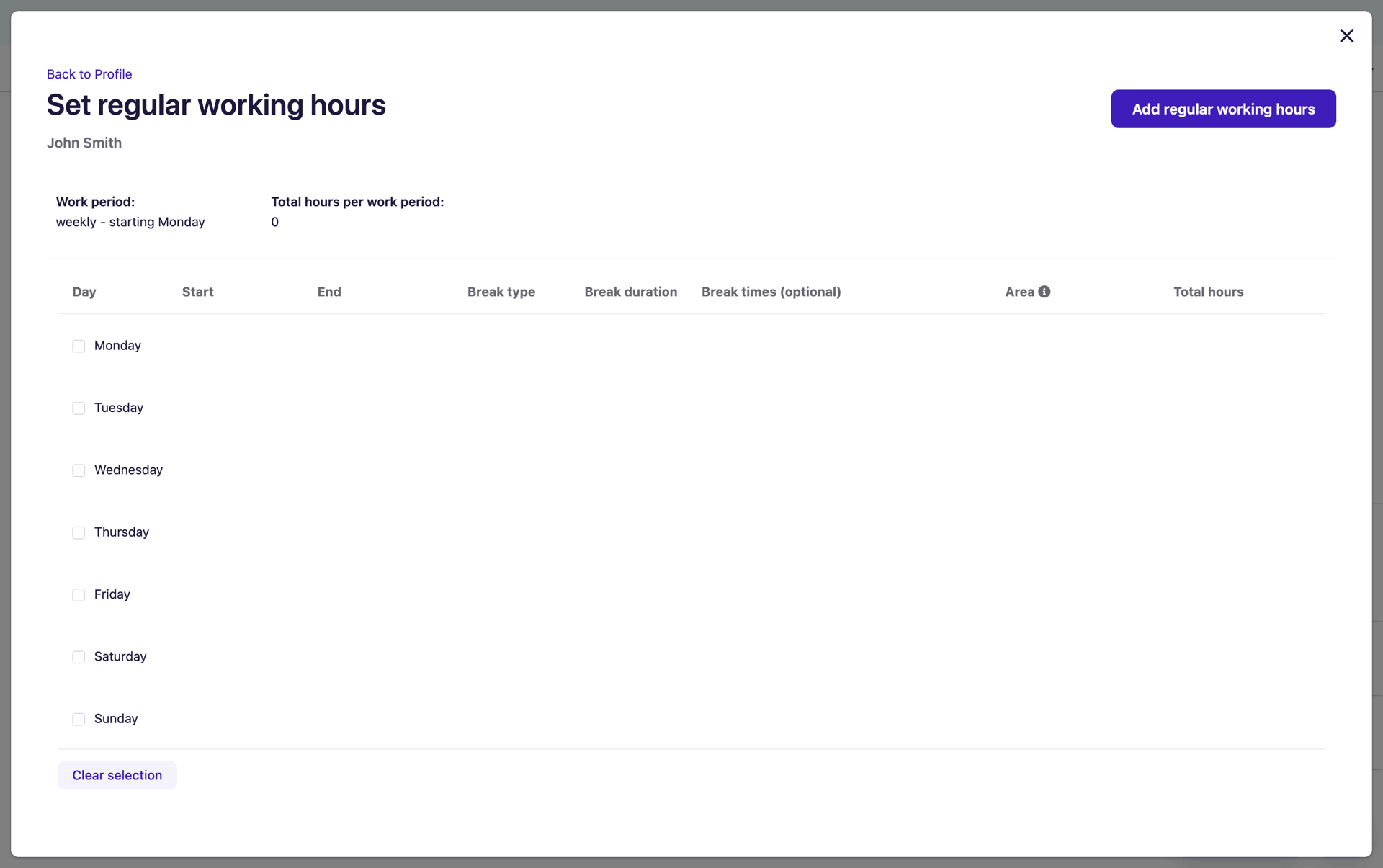 Deputy Web workforce management interface screenshot 9