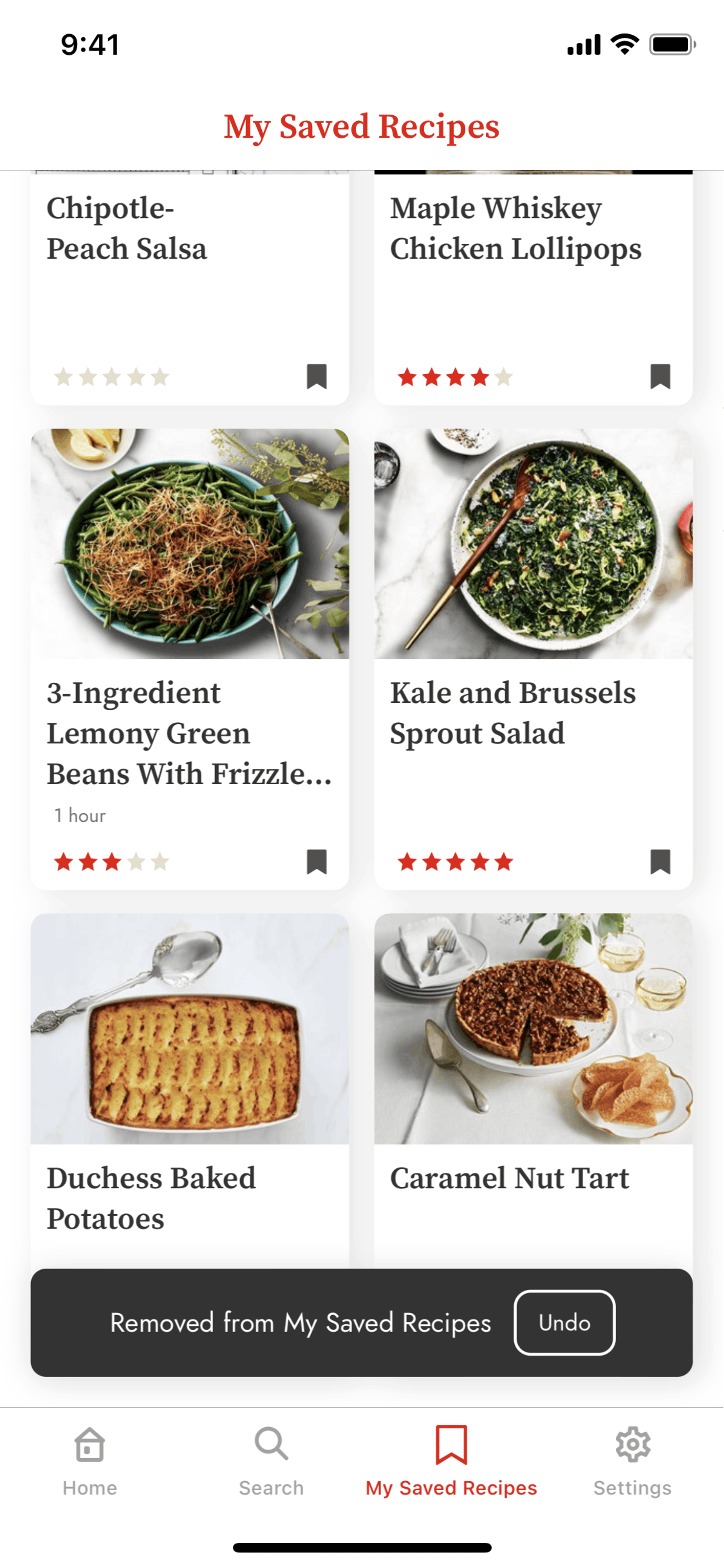 Epicurious iOS Food & Drink interface screenshot 19